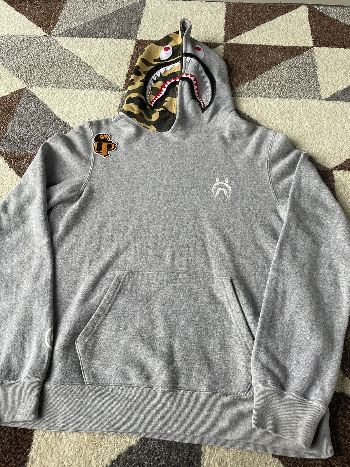 Bape Shark Pullover Hoodie Size S / US 4 / IT 40 - 2 Thumbnail