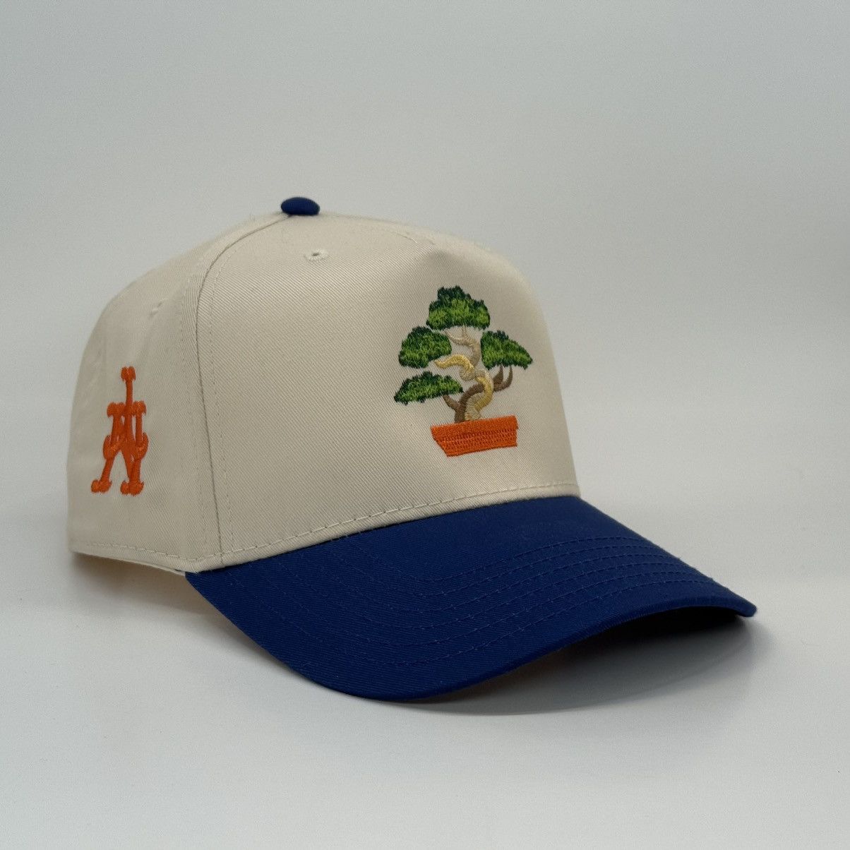 Japanese Brand NY Mets x Bonsai Tree Snapback - Natural and Blue Size ONE SIZE - 1 Thumbnail