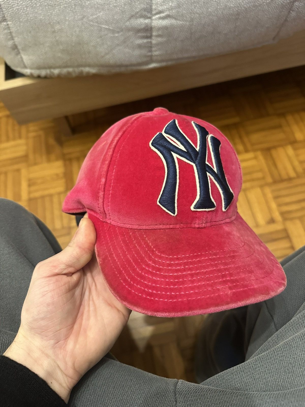 Gucci X Era Cap Wine Red Gucci X adidas GG Canvas Baseball  main image 4