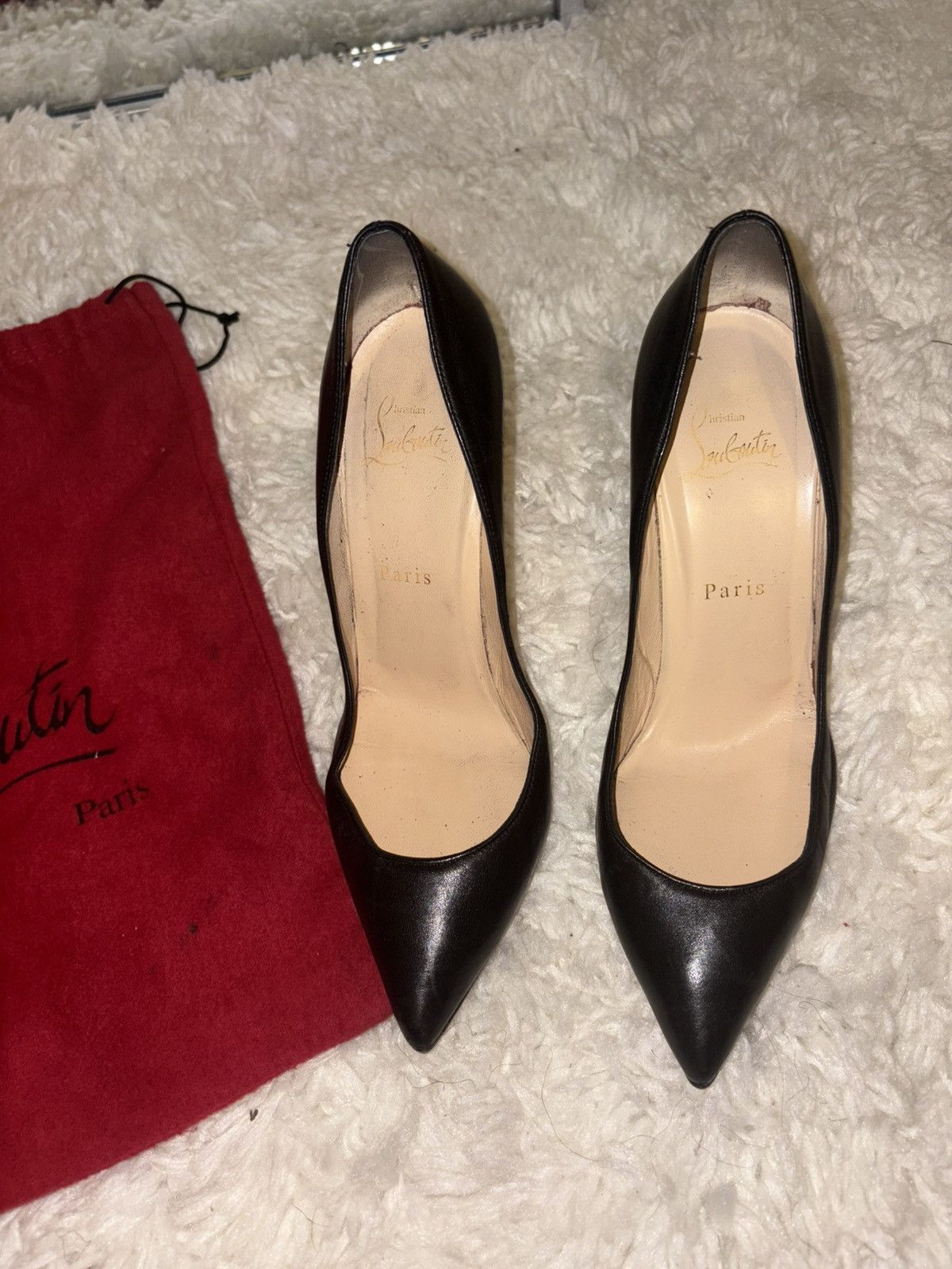 Christian Louboutin Christian Louboutin Leather Heels Size US 8.5 / IT 38.5 - 6 Thumbnail