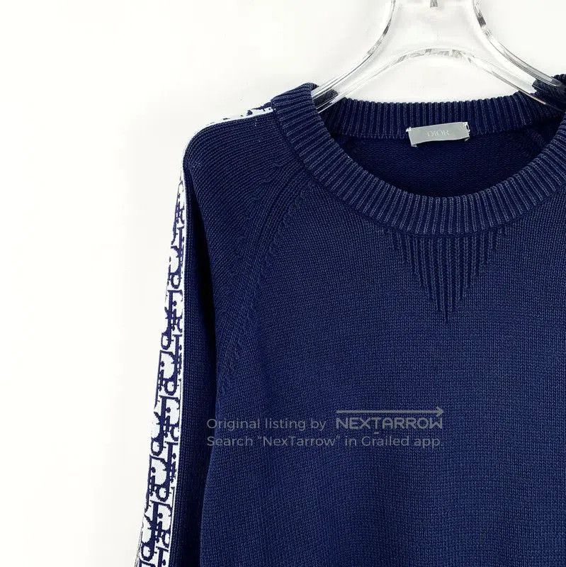Dior Dior Men's Blue Cotton Sweater . Size US L / EU 52-54 / 3 - 3 Thumbnail