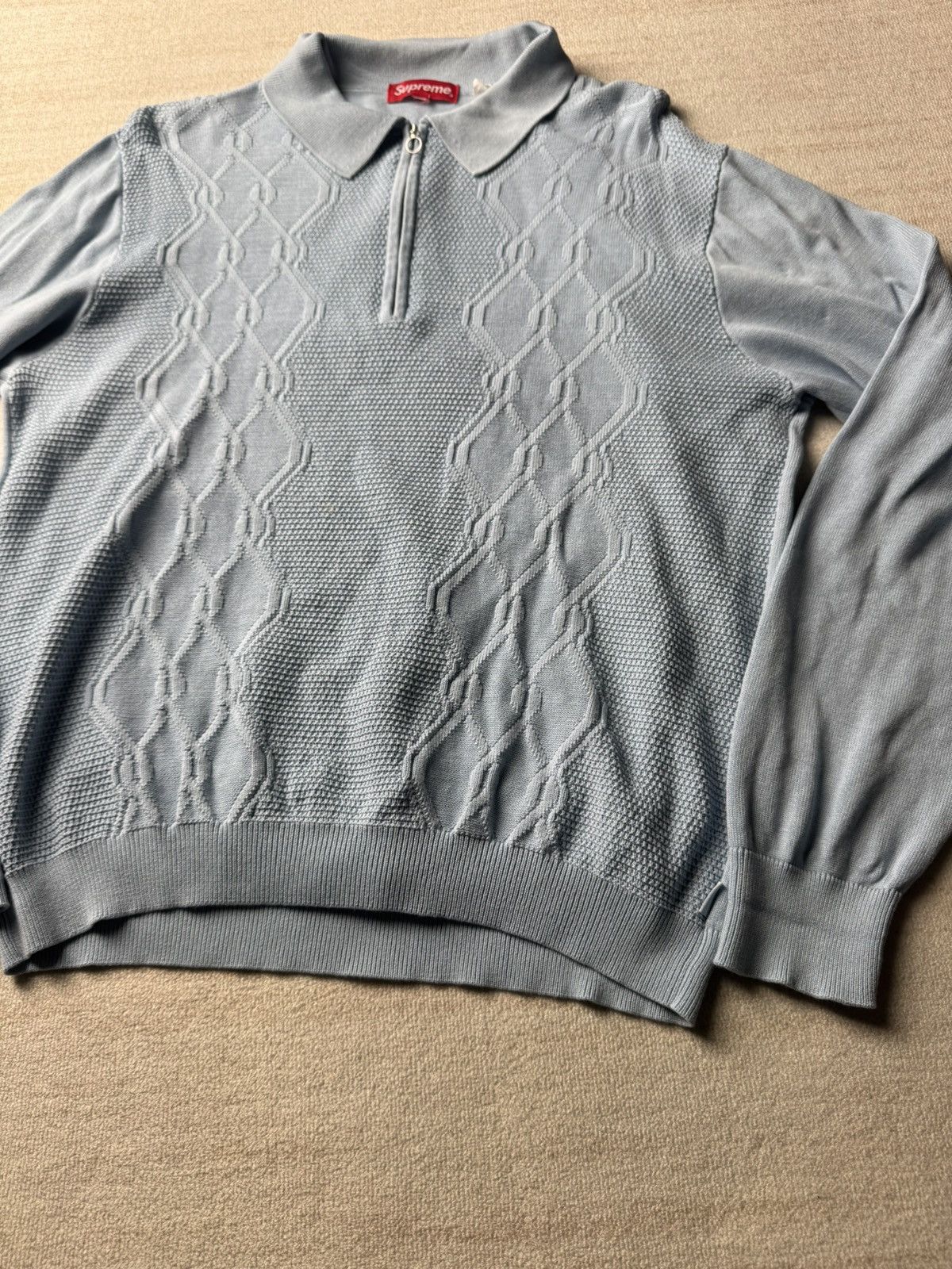 Supreme cardigan zip polo Size US S / EU 44-46 / 1 - 3 Thumbnail