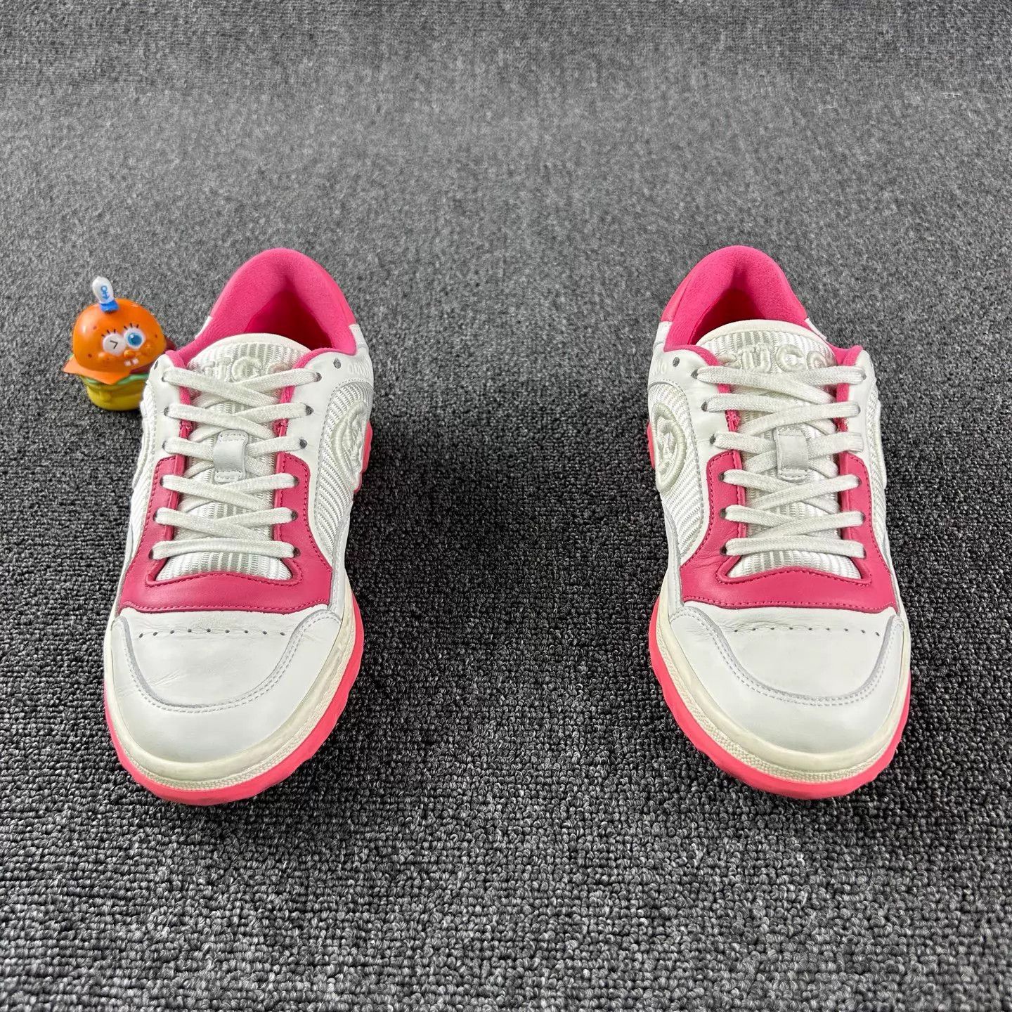 Gucci Gucci MAC80 pink white low top sneakers women's 35 Size US 4.5 / IT 34.5 - 2 Thumbnail