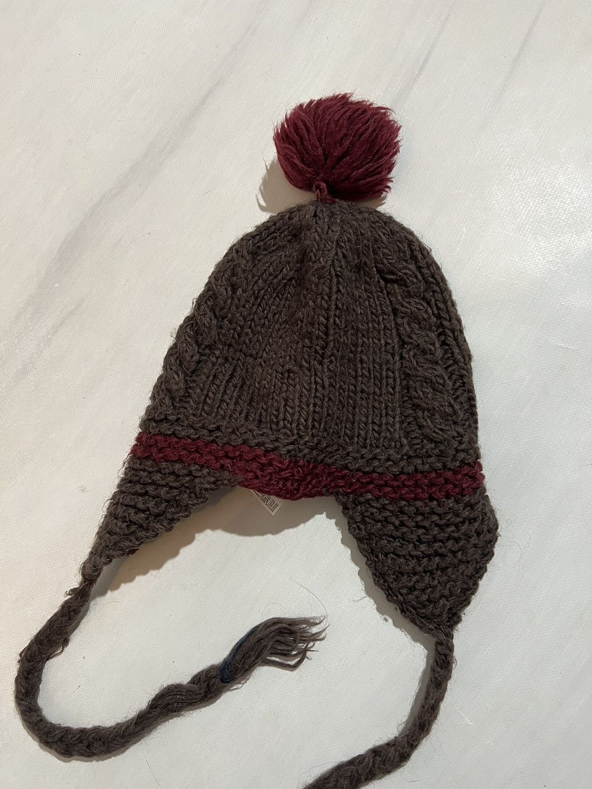 Napapijri × Vintage Y2K Napapijri EarFlap Trapper Knit Hat Vintage Size ONE SIZE - 3 Thumbnail
