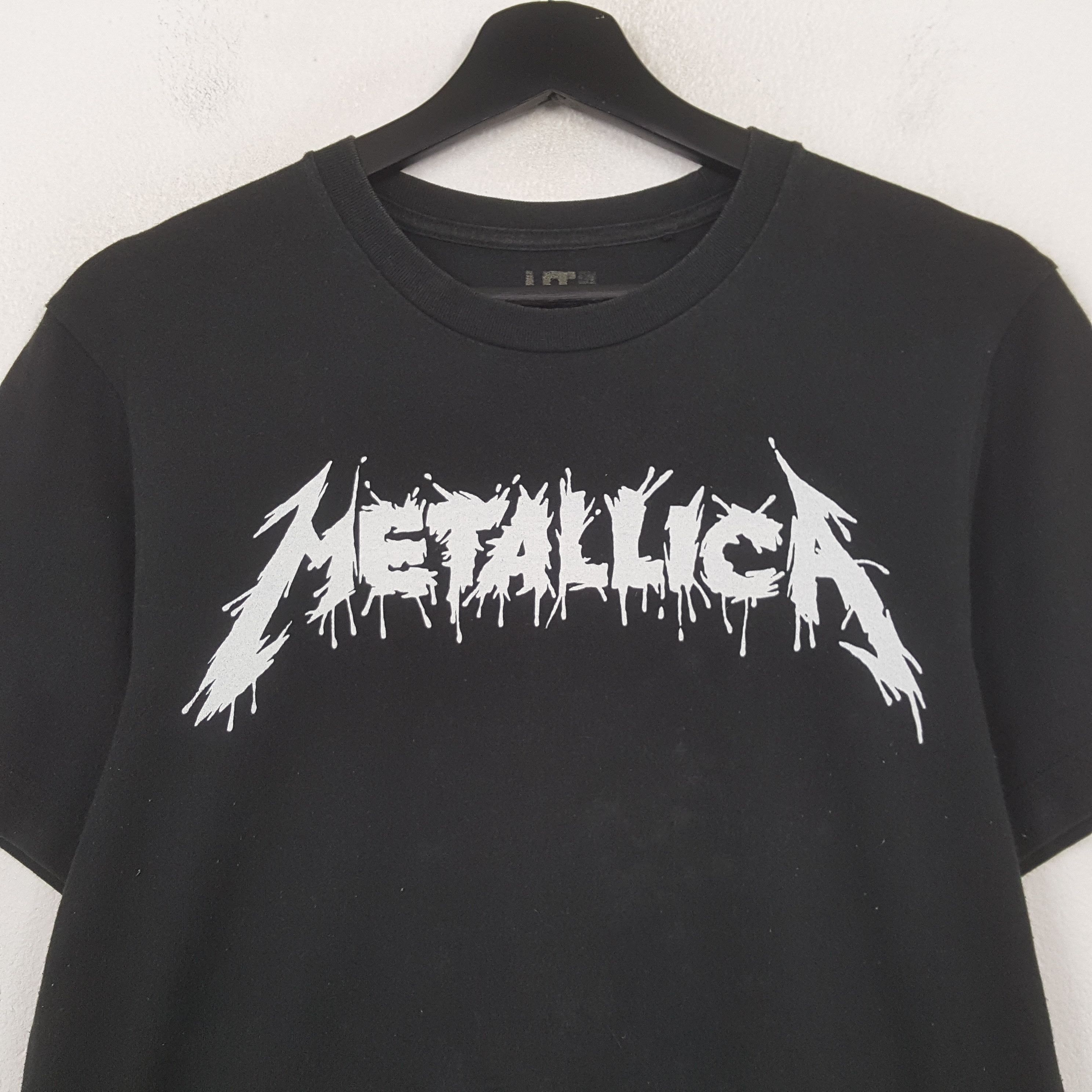 Band Tees Metallica Rock Band Uniqlo Tshirt RR29 Size US M / EU 48-50 / 2 - 4 Thumbnail