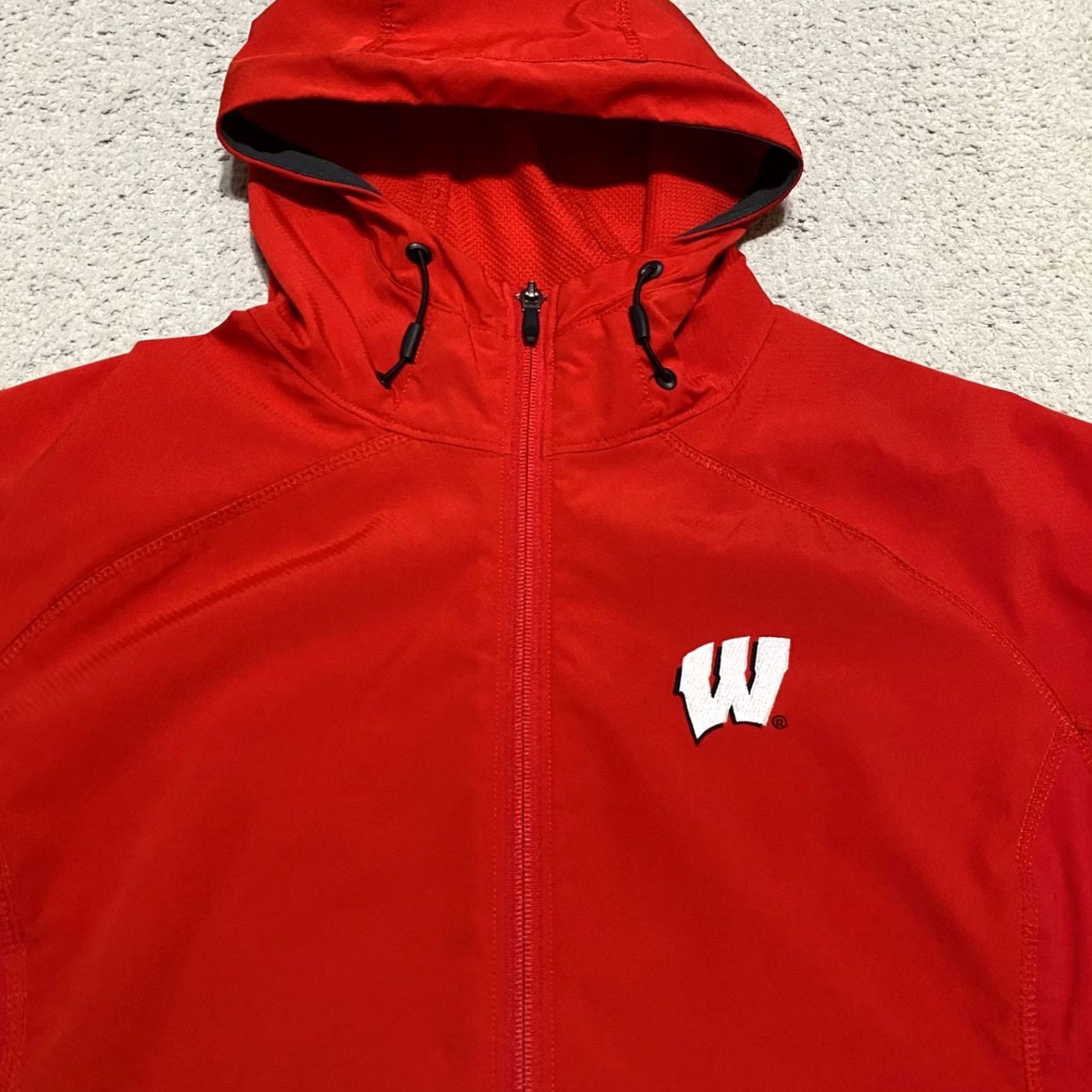 Vintage Columbia Omni-Shield Jacket Windbreaker Red Womens XL Zip Hooded Pockets Fall Winter Spring Adult Women Size XL / US 12-14 / IT 48-50 - 6 Thumbnail