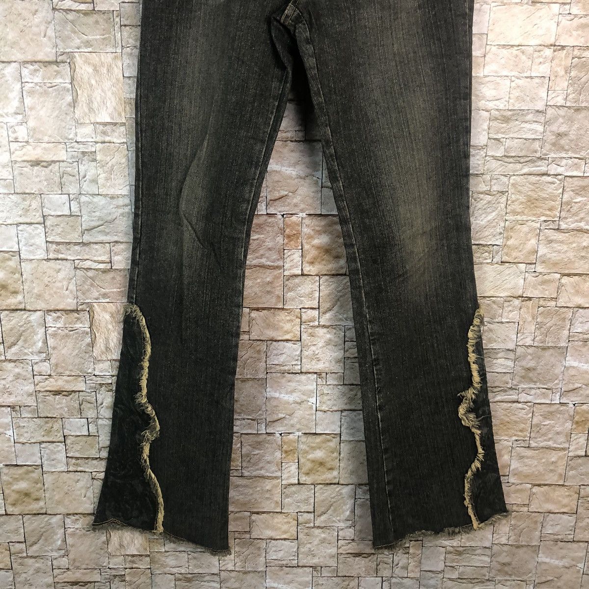 Japanese Brand VivaYou Black ripped distressed Denim Pants #A652 Size 28" / US 6 / IT 42 - 3 Thumbnail
