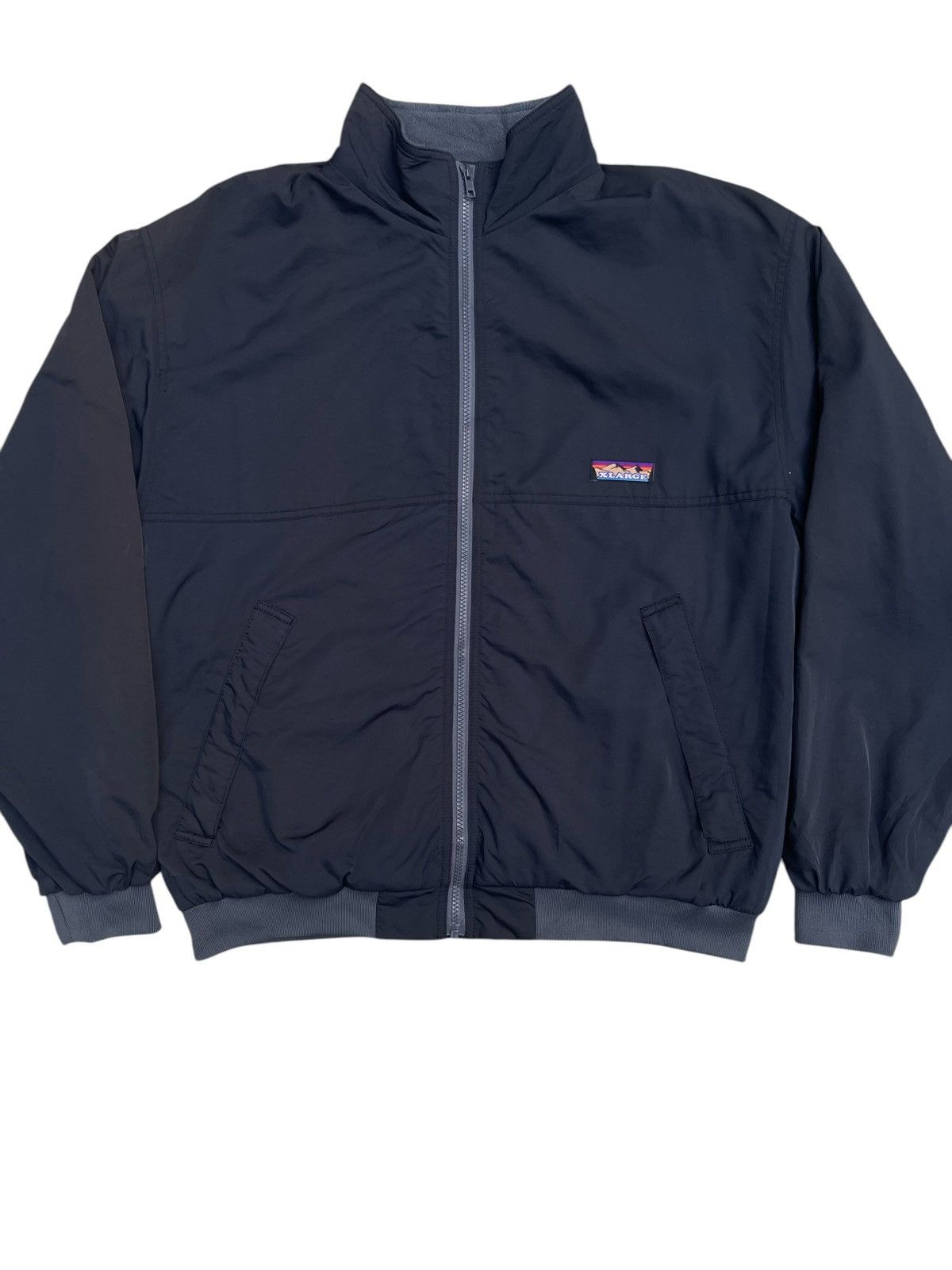 Japanese Brand × Xlarge X-Large Fleece Lined Windbreaker Jacket - Black - Size L Size US L / EU 52-54 / 3 - 3 Thumbnail