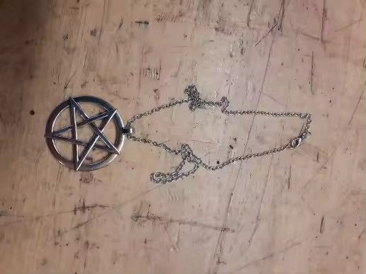 Jewelry Inverted Pentagram Pendant Necklace Size ONE SIZE - 5 Thumbnail