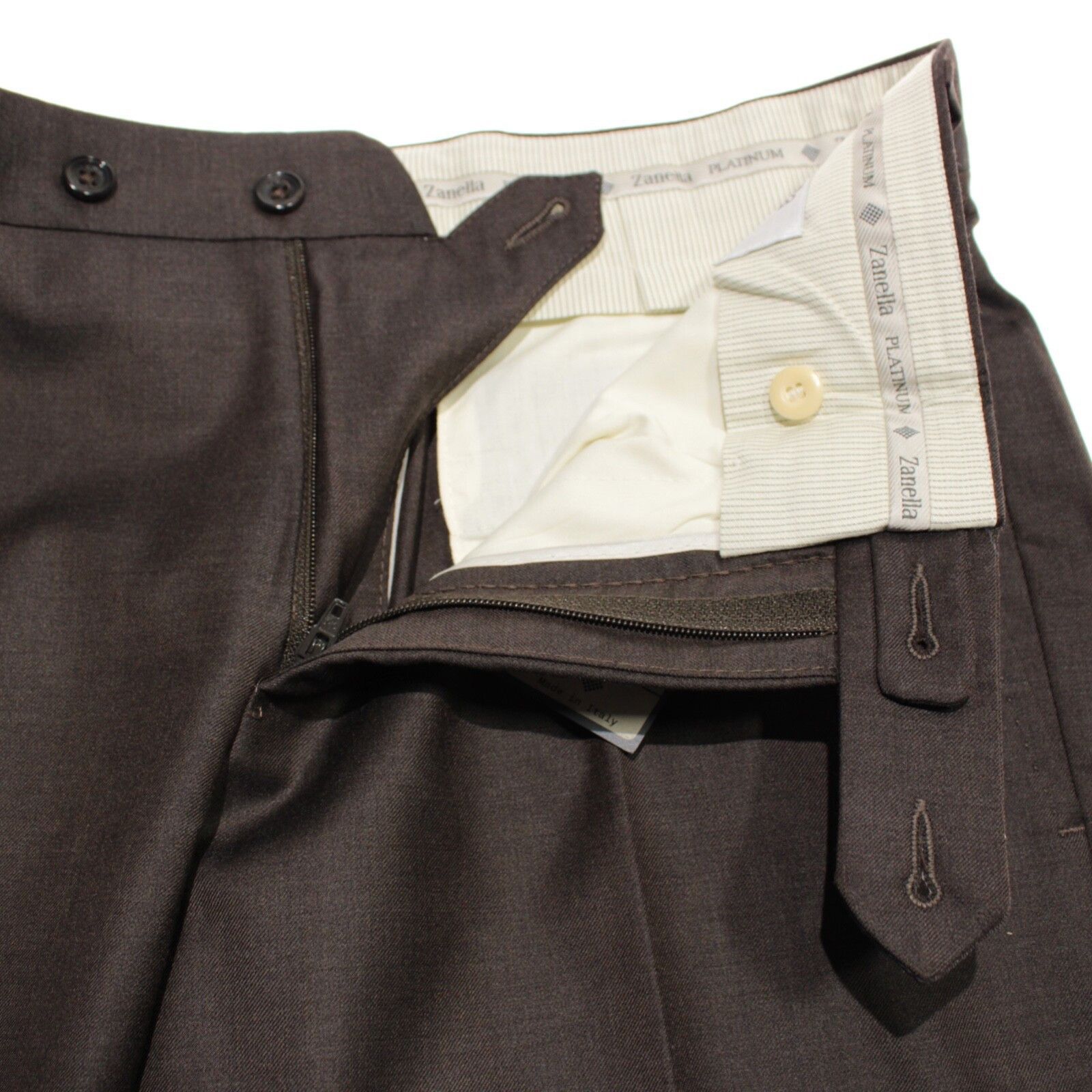 Zanella Zanella New with tags Dress Pants Size 30 US In Brown Size US 30 / EU 46 - 3 Thumbnail
