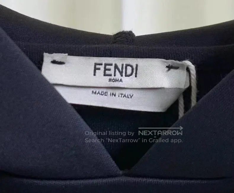Fendi Fendi Empress Dowager Embroidered Logo Hoodie Size XXS / US 00 / IT 34 - 3 Thumbnail