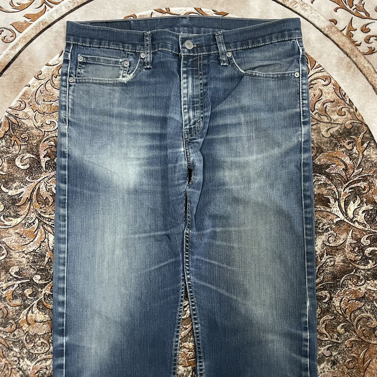 Levi's Vintage Clothing 🔥Vintage Levis 504 Stoned Washed Ripped Distress Denim Jeans Size US 34 / EU 50 - 2 Thumbnail