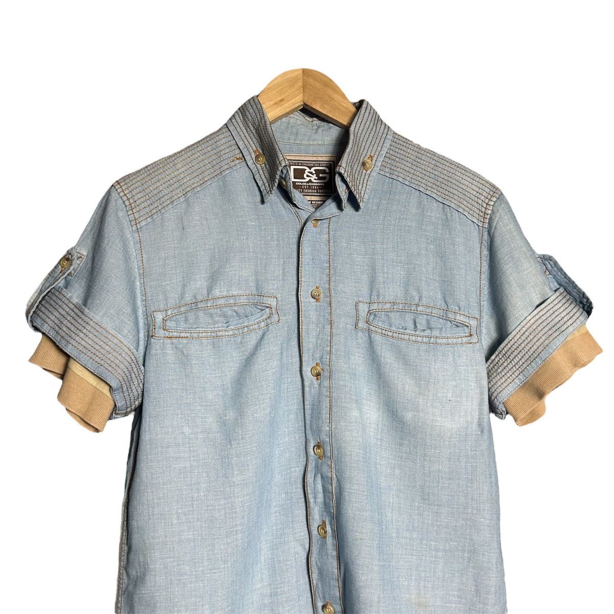Dolce & Gabbana Vintage Dolce and Gabbana Button Up Shirt Size M / US 6-8 / IT 42-44 - 3 Thumbnail
