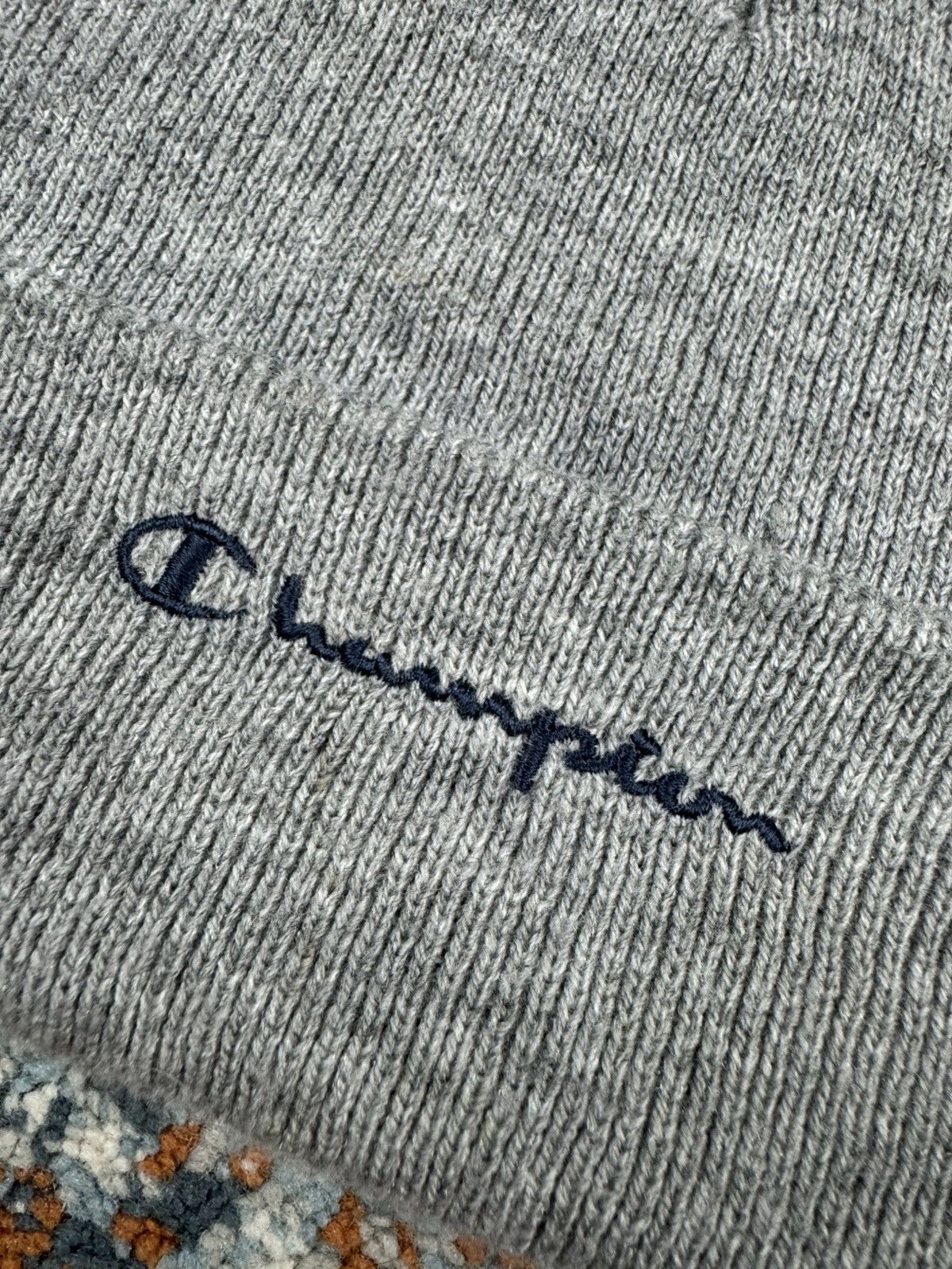 Champion × Vintage Vintage 90s Champion USA ribbed beanie embroidered logo hat Size ONE SIZE - 3 Thumbnail