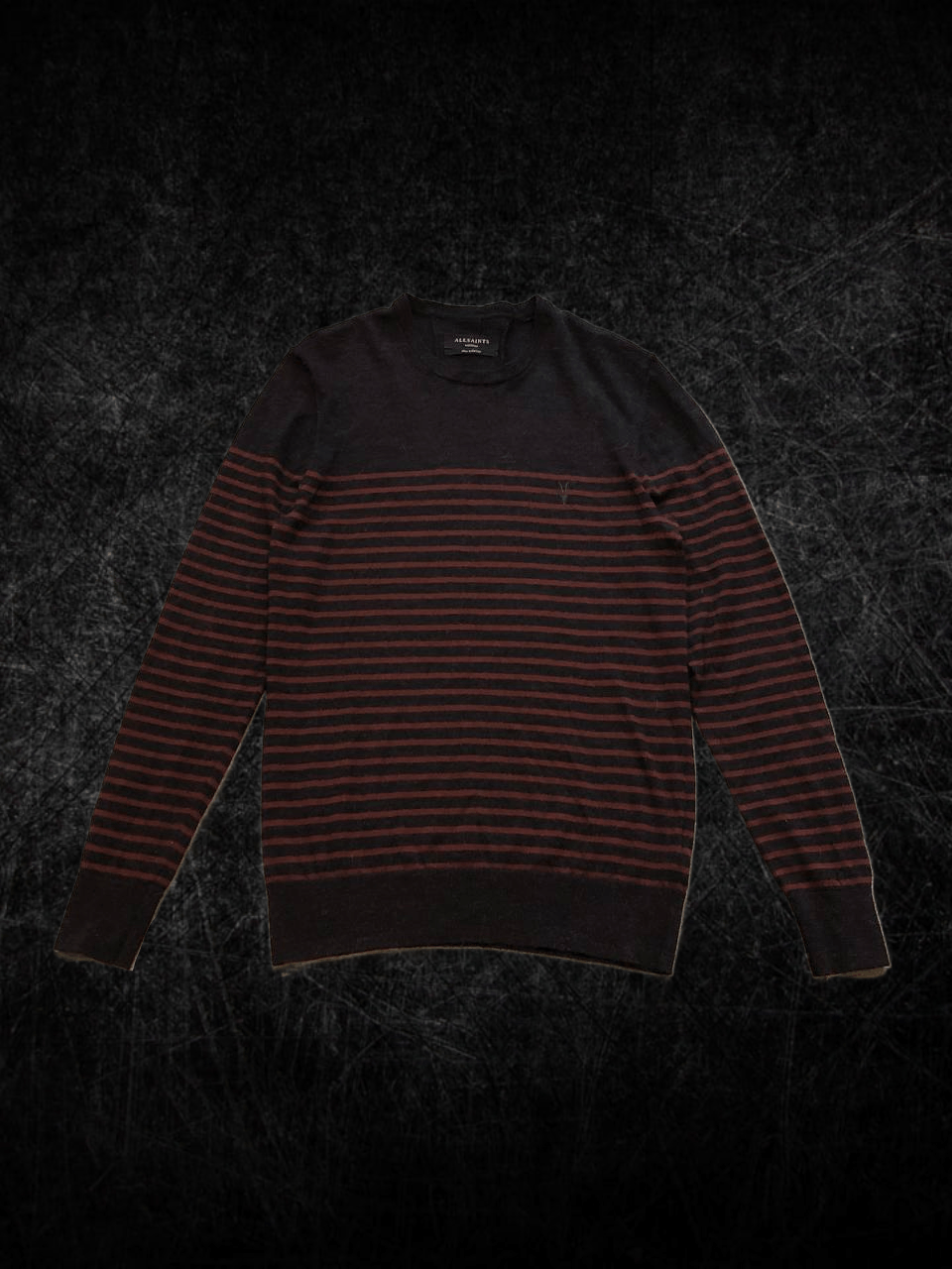 Allsaints Merino Long Sleeve Print Logo Allsaints Avant-Garde Size US M / EU 48-50 / 2 - 1 Thumbnail