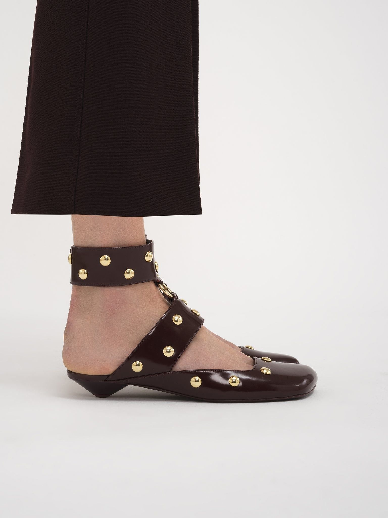 Chloe oc11z0525 Jade Sandals in Dark Brown Size US 6 / IT 36 - 2 Thumbnail