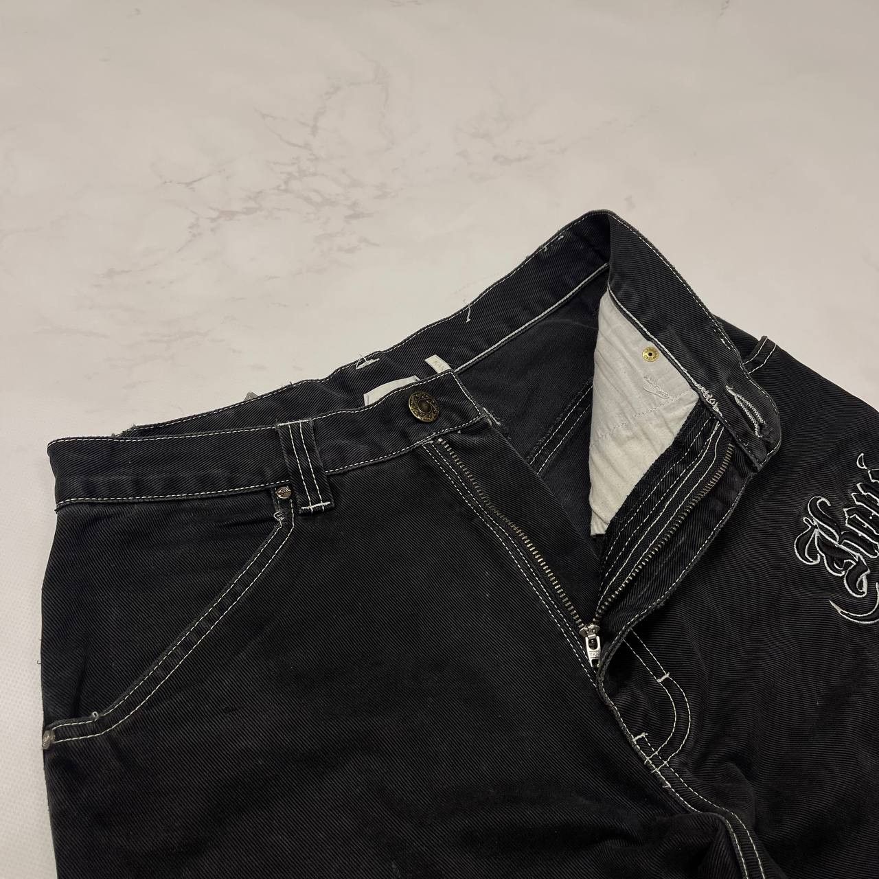 Karl Kani Karl Kani Vintage Tupac Style Denim Pants Y2k 2000s RARE Size US 30 / EU 46 - 6 Thumbnail