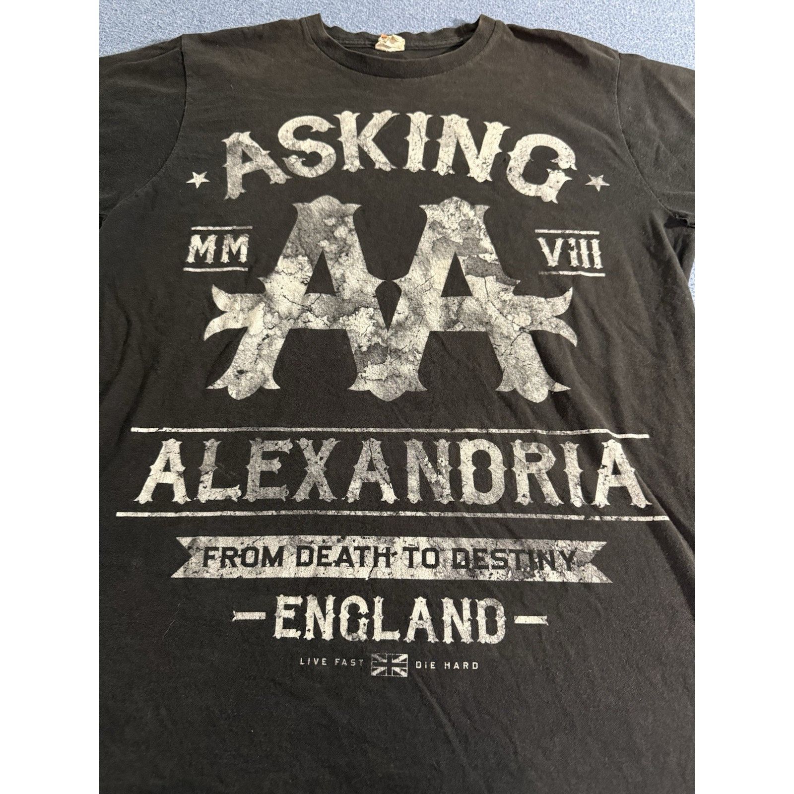 Other Asking Alexandria Black Size Large Thrashed Band T-Shirt Tee Size US L / EU 52-54 / 3 - 2 Thumbnail