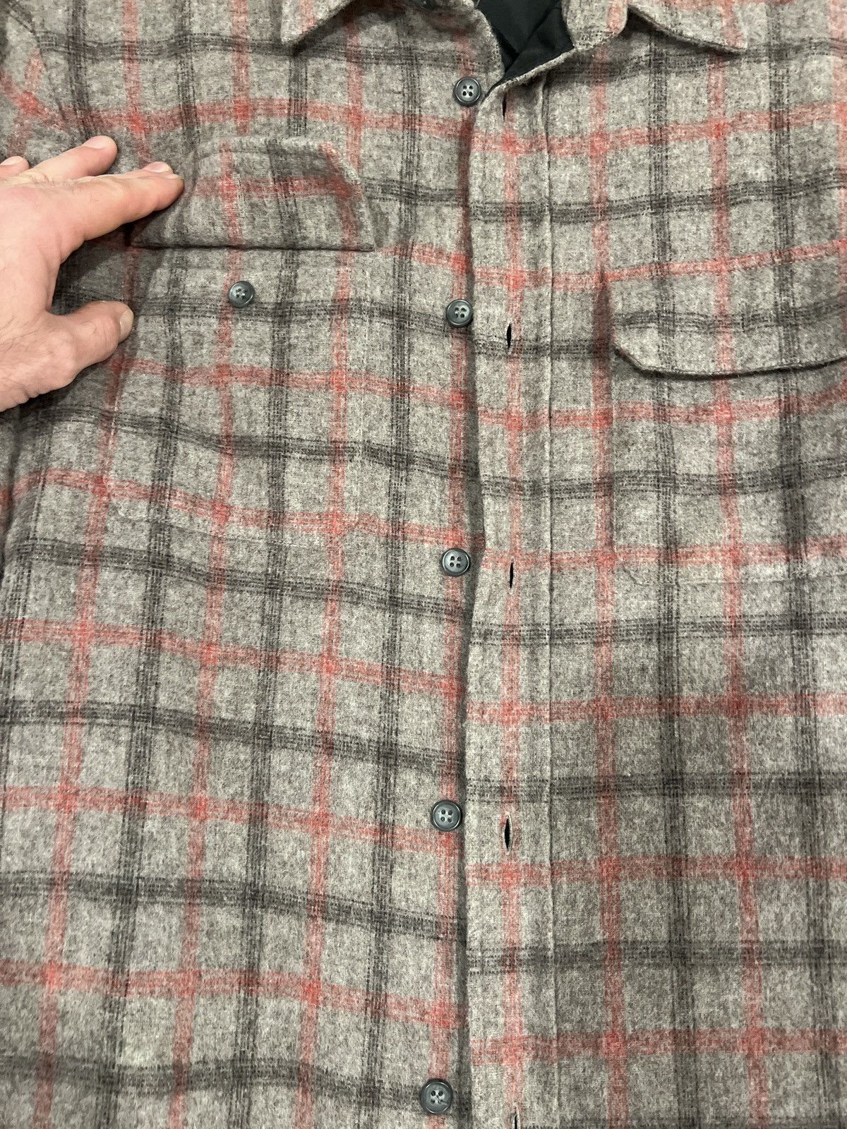John Elliott John Elliott Lined Flannel Shirt Jacket Size 2 Size US M / EU 48-50 / 2 - 2 Thumbnail