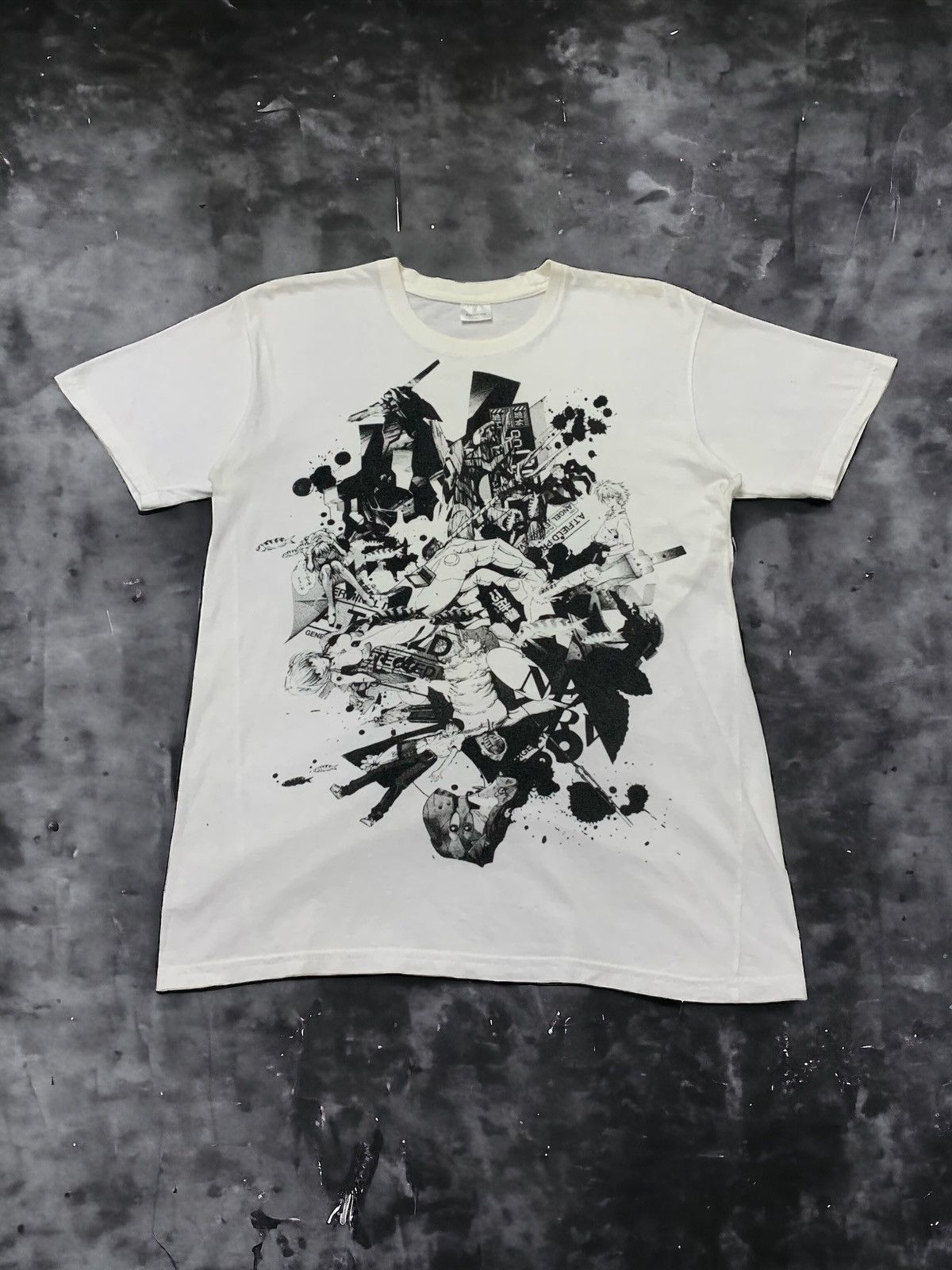 Japanese Brand × Vintage Vintage Neon Genesis Evangelion Anime Manga Movie TShirt Size US S / EU 44-46 / 1 - 1 Thumbnail