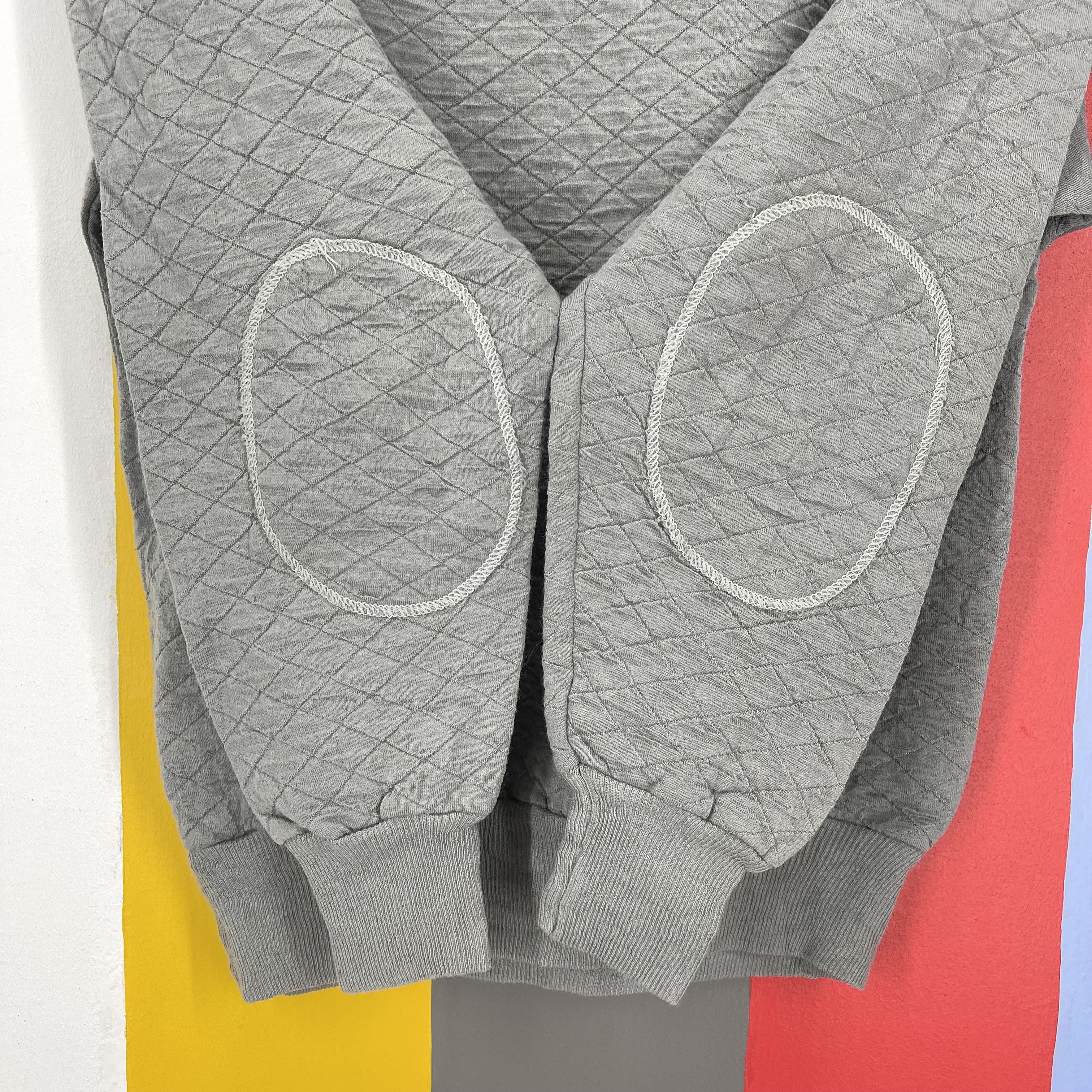 Vintage 90s SANDS LONDON Quilted Acrylic Sweatshirt #1247/AR Size US S / EU 44-46 / 1 - 12 Thumbnail