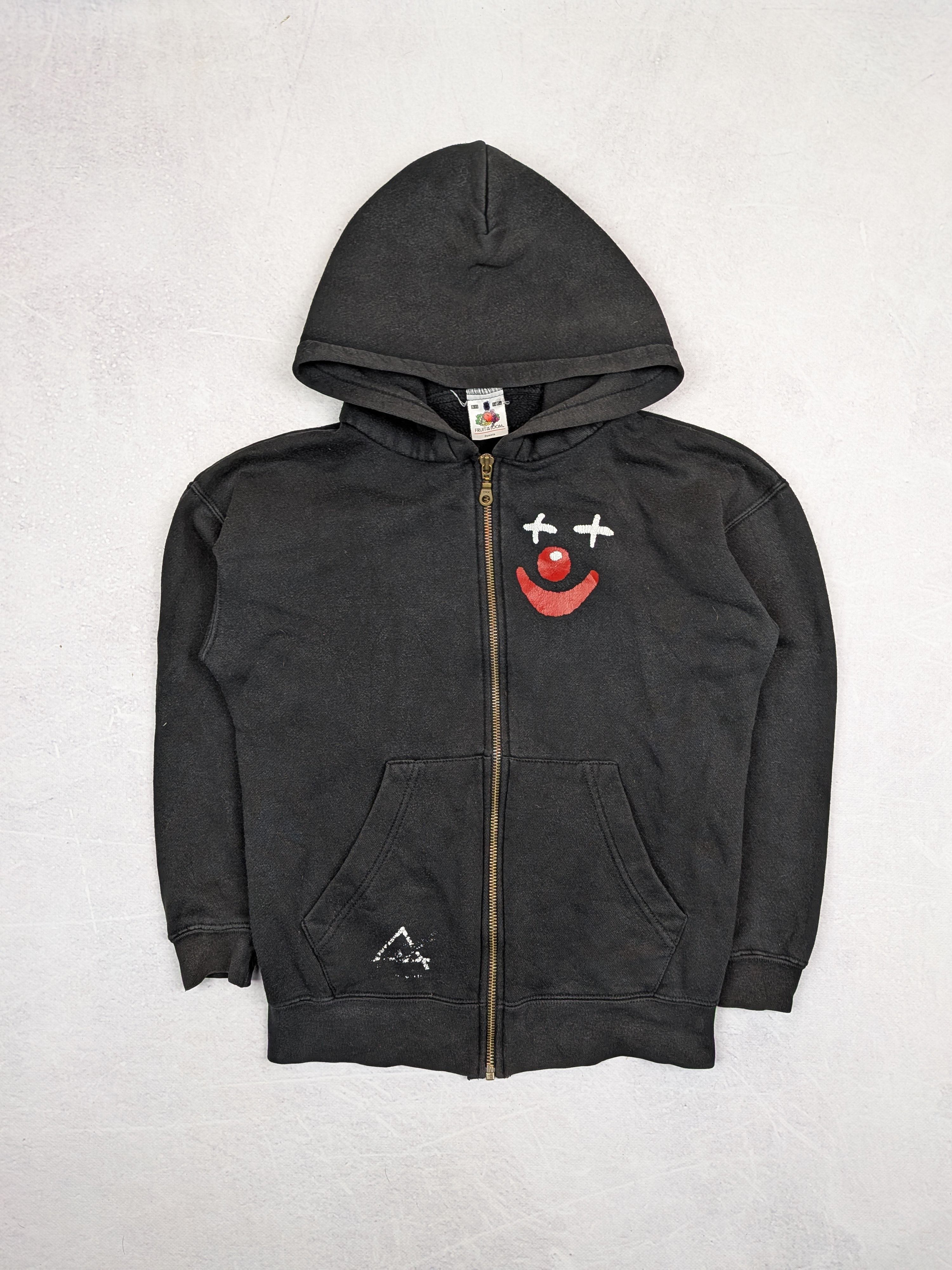 Fruit Of The Loom Fruit of the Loom Black Heavy Cotton Zip Hoodie Size XXS Size US XXS / EU 40 - 1 Thumbnail