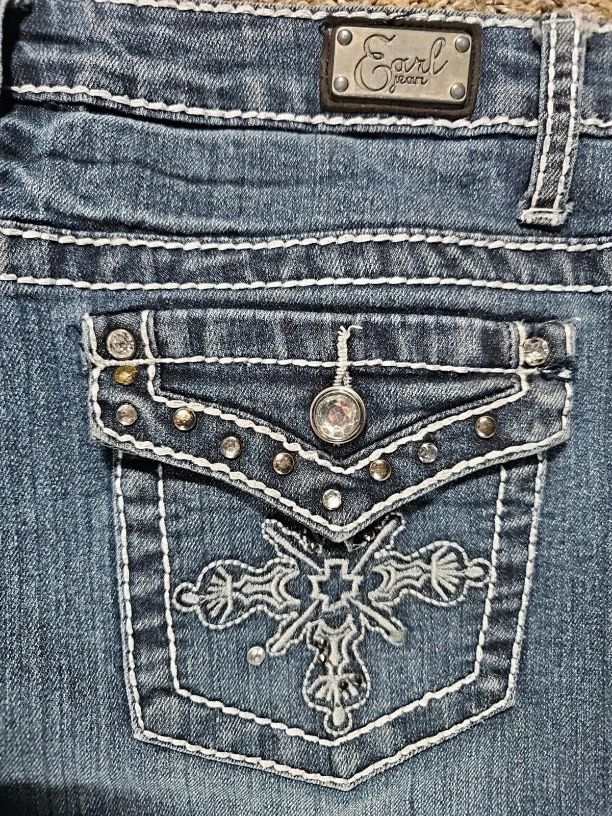 Earl Jeans Earl Jean Sz 12 Crop Capris Size 34" / US 12 / IT 48 - 8 Thumbnail