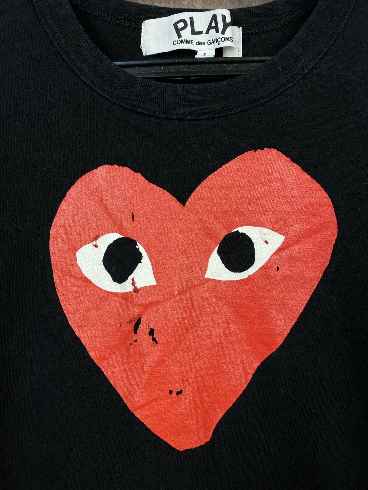 Comme des Garcons PLAY CDG Play Comme des Garcons Big Logo Heart T-Shirt Large Size L / US 10 / IT 46 - 2 Thumbnail