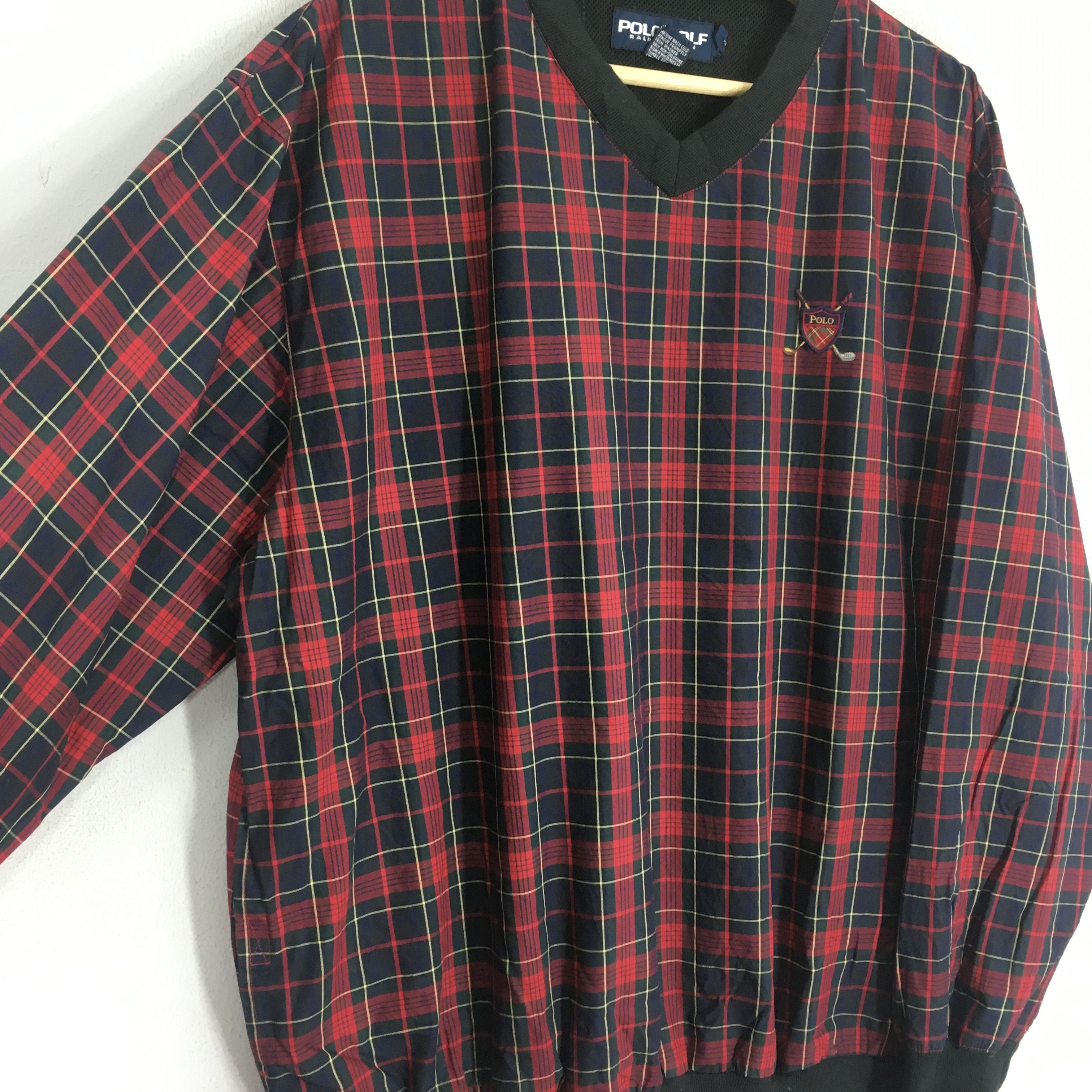 Polo Ralph Lauren Vintage 90s Polo Golf Ralph Lauren Checkered Windbreaker Size US M / EU 48-50 / 2 - 6 Thumbnail