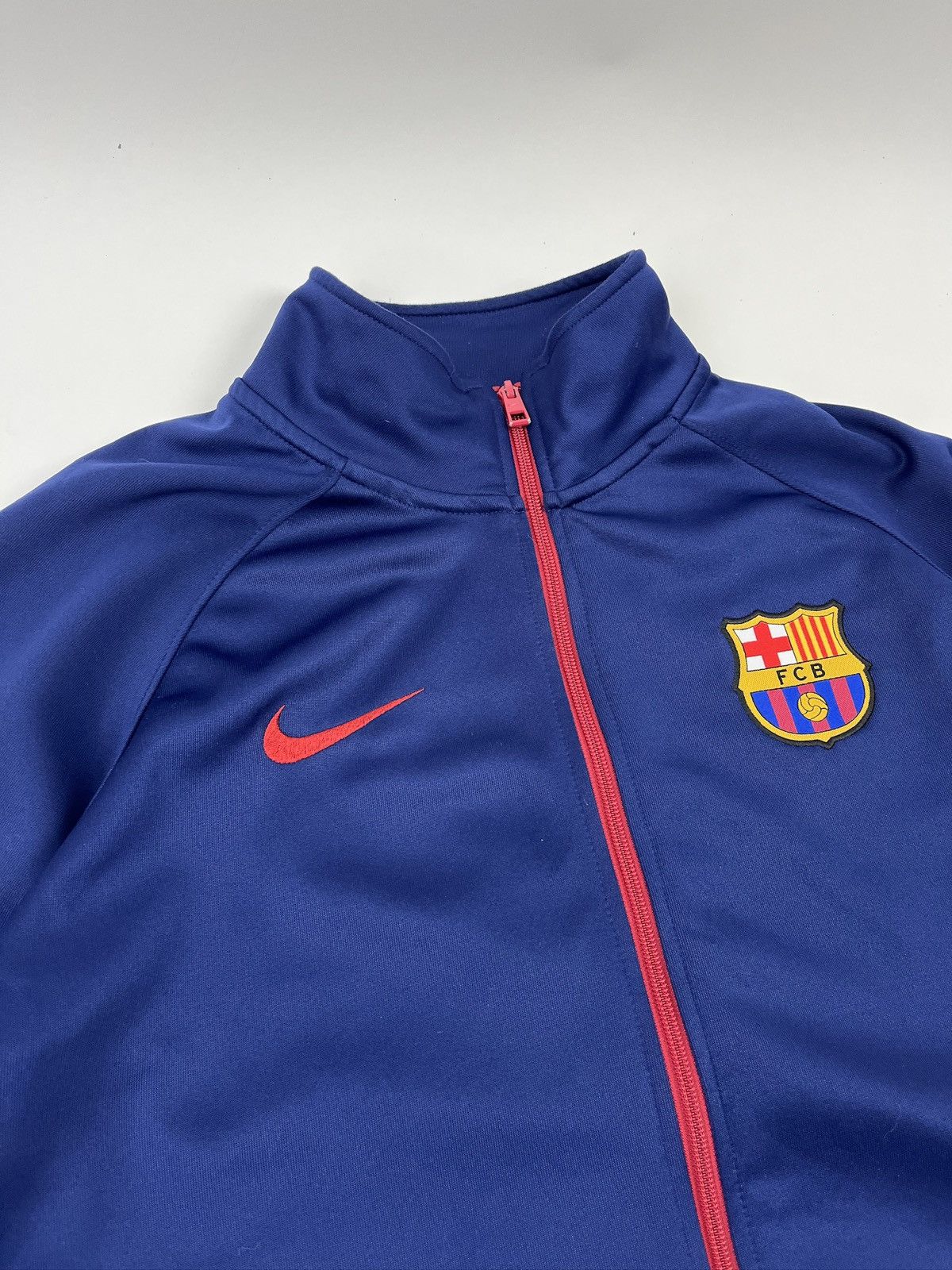 Nike Vintage Nike FC Barcelona Core Training Jacket Size US XL / EU 56 / 4 - 2 Thumbnail