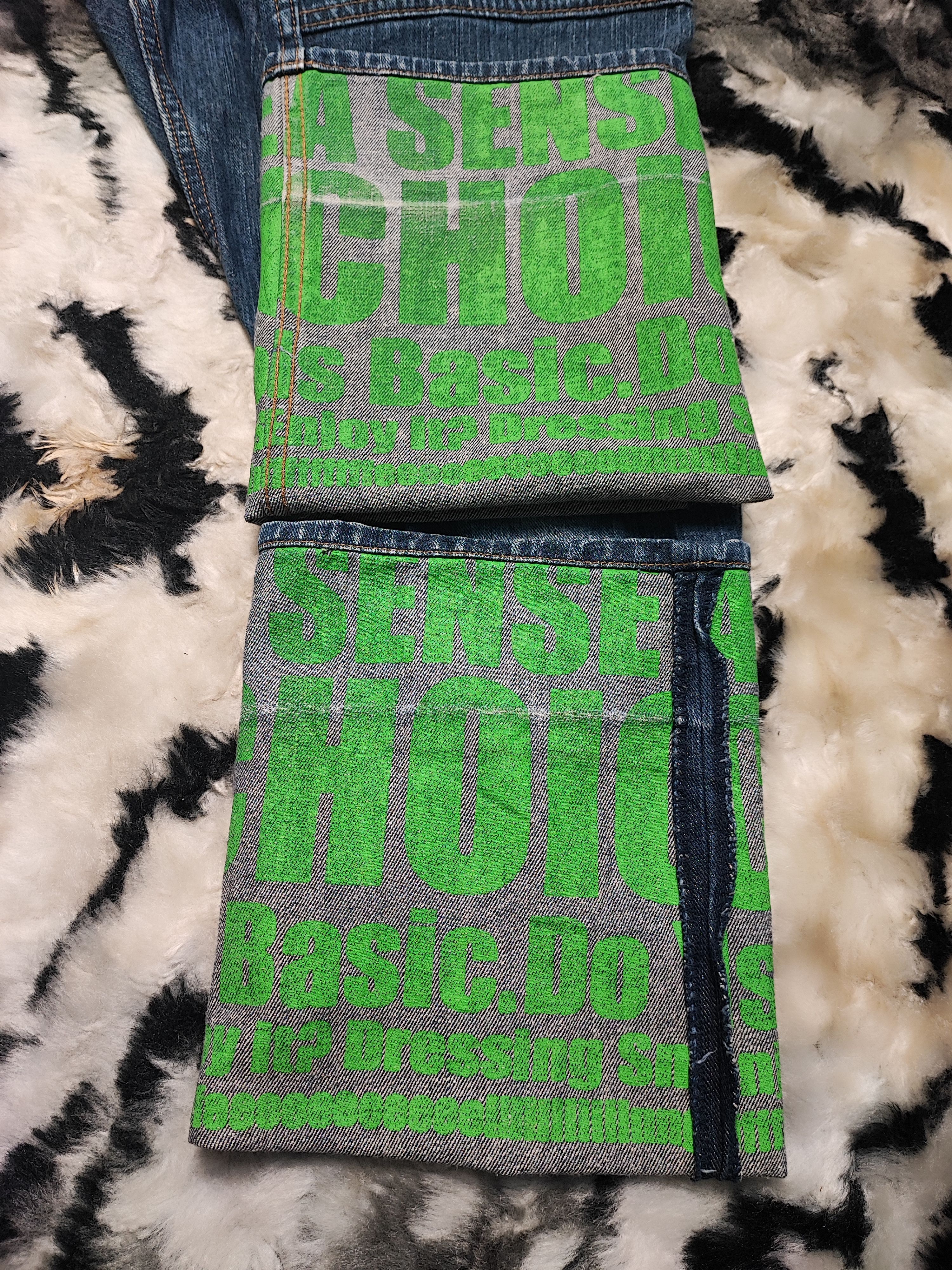 Designer Dominate Handcrafted Jeans Double Waist Size US 32 / EU 48 - 20 Thumbnail