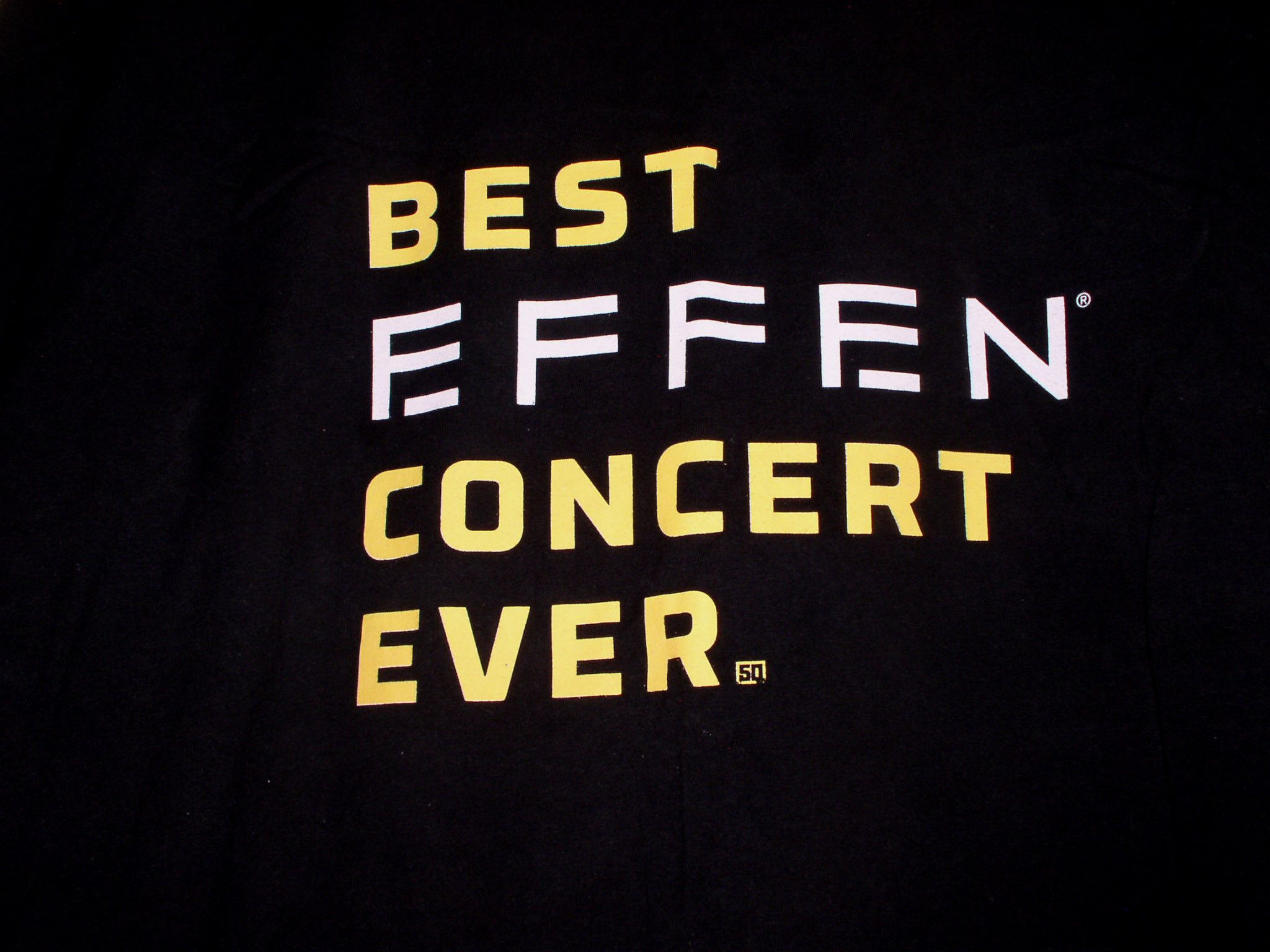 Rap Tees 50 Cent Best Effen Concert Ever T Shirt Oakland Golden Pass Size US XXL / EU 58 / 5 - 3 Thumbnail
