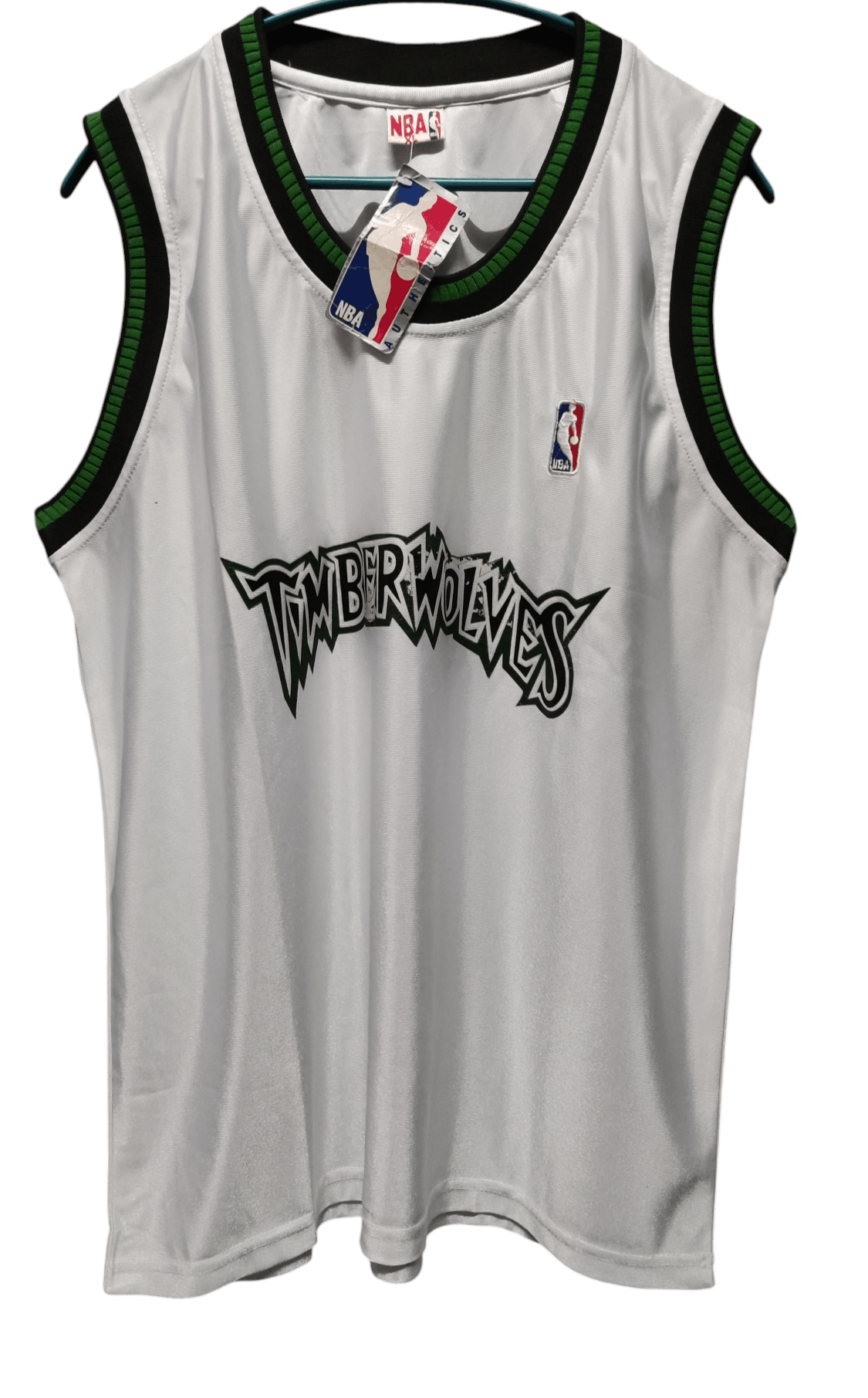 NBA 🔥OFFER Deadstock Jersey Nba Timberwolves Basketball Jersey Size US XL / EU 56 / 4 - 1 Thumbnail