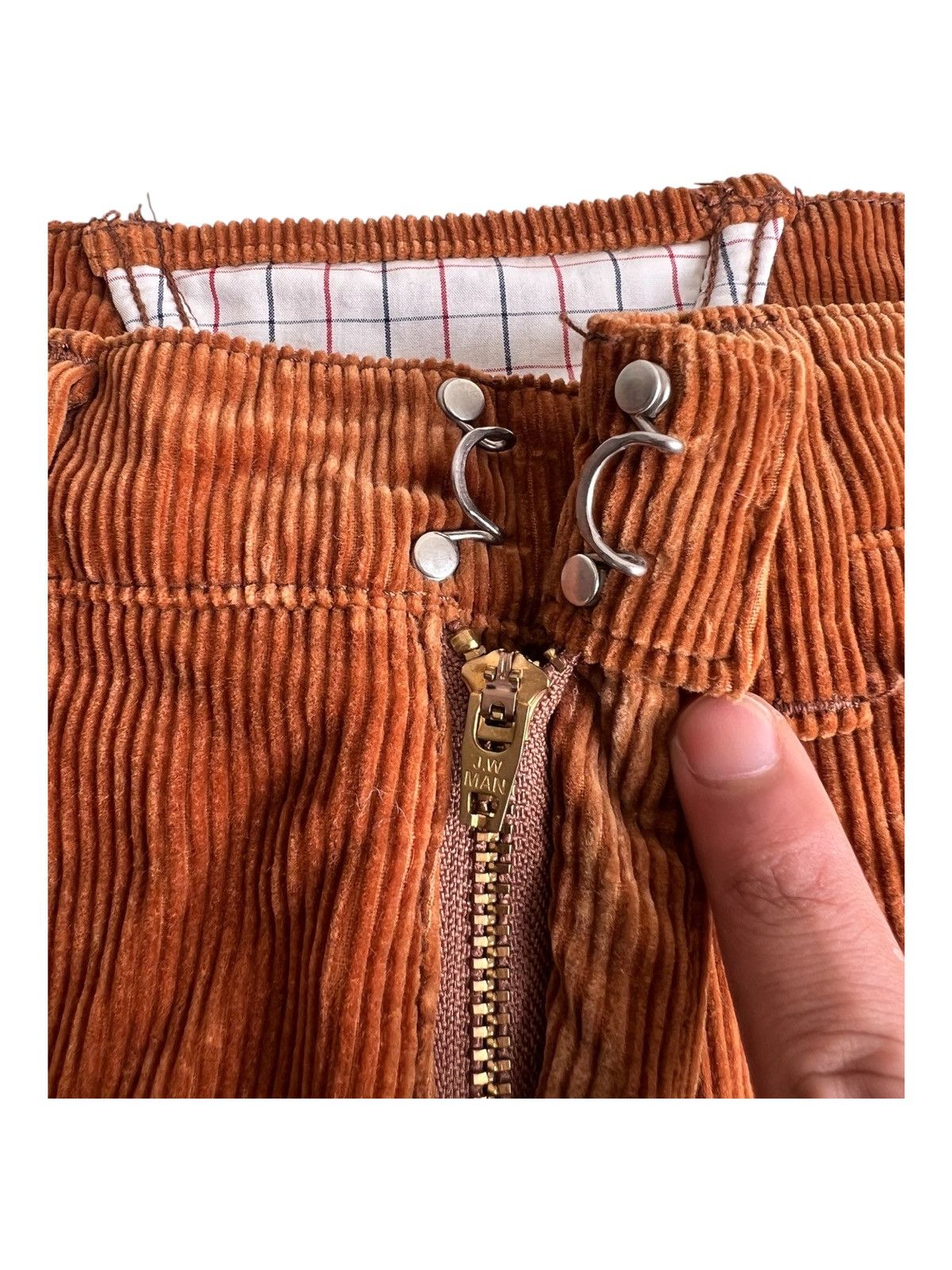 Carhartt × Junya Watanabe FW08 JW Hybrid Leather Pockets Corduroy Wide Baggy Pants Size US 31 - 8 Thumbnail