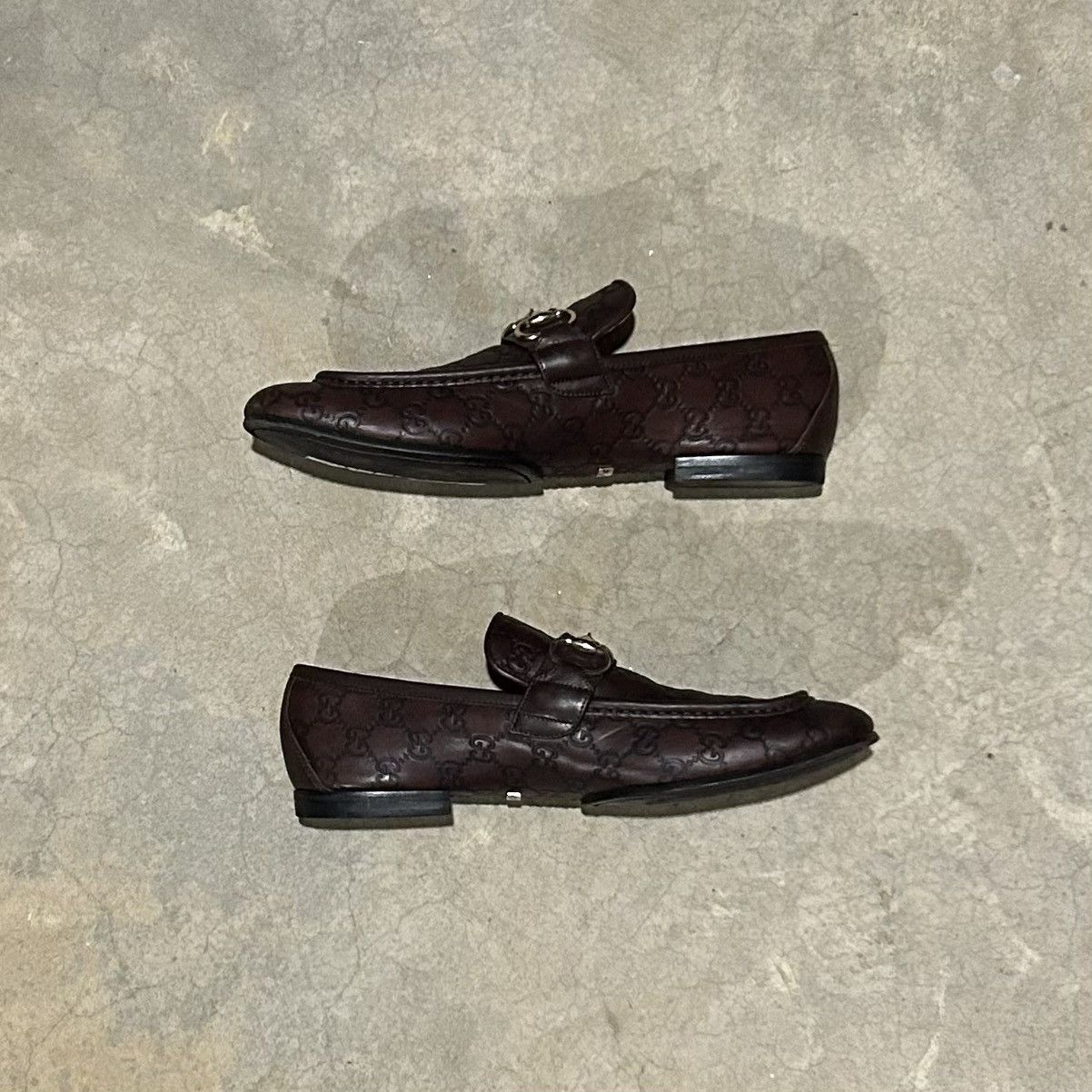Designer × Gucci Gucci by Tom Ford Embossed Monogram Horsebit Loafers US 9.5 Size US 9.5 / EU 42-43 - 4 Thumbnail