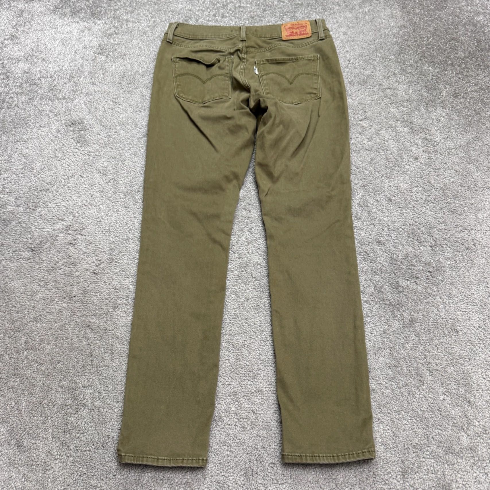 Levi's Levi's 311 Shaping Skinny Denim Jeans Womens 26 Green Mid Rise Stretch Casual Size 28" / US 6 / IT 42 - 2 Thumbnail