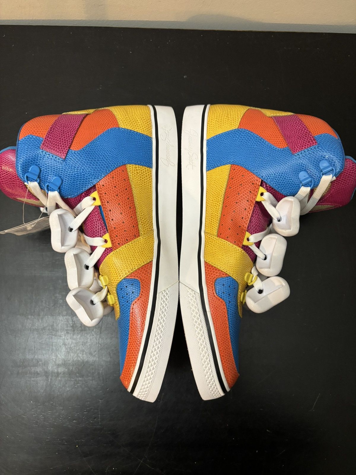 Adidas × Jeremy Scott adidas JS Jeremy Scott Bones Scale Multicolor Sneakers Size US 10 / EU 43 - 3 Thumbnail