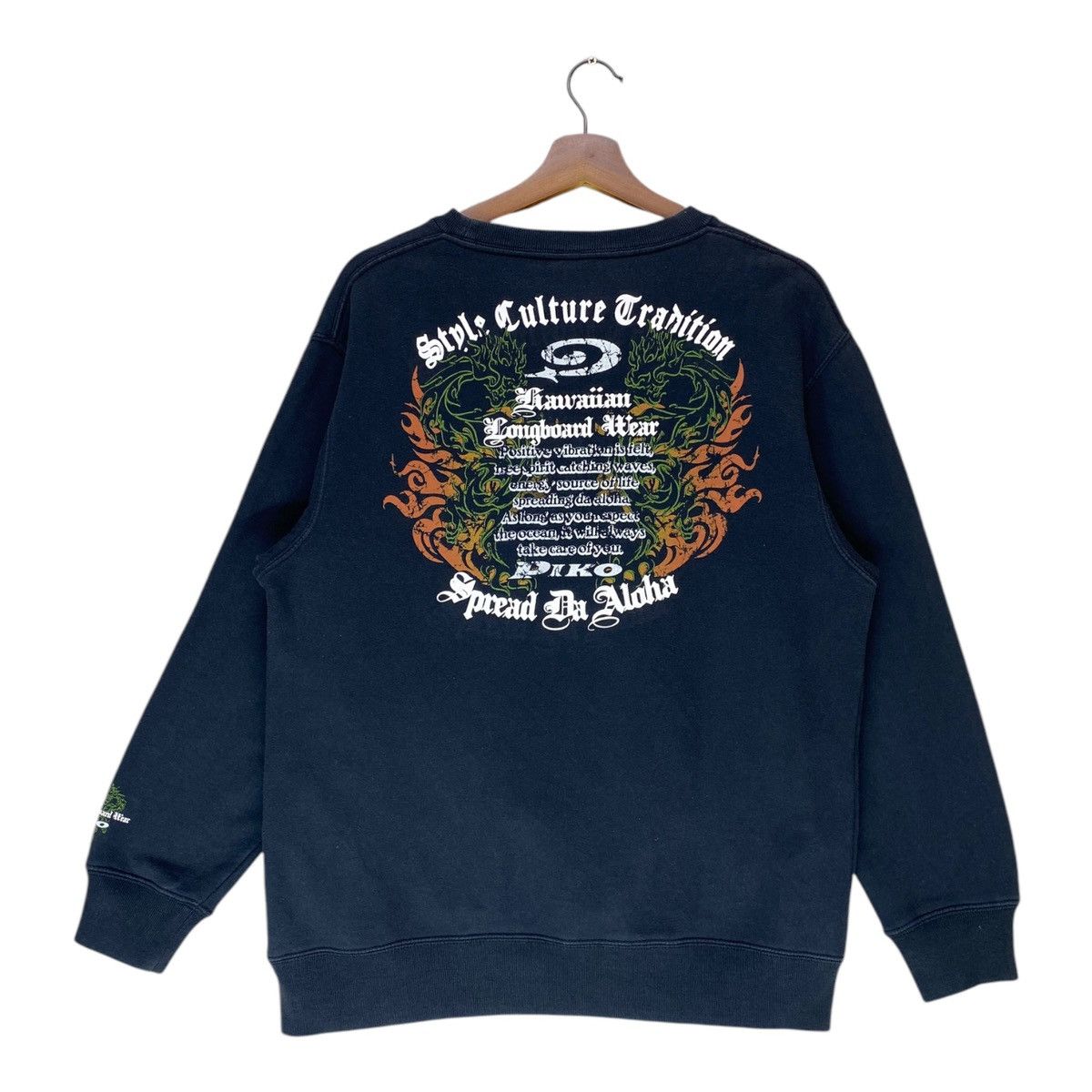 Other Vintage Piko Hawaiian Longboard Wear Sweatshirt Crewneck Size US M / EU 48-50 / 2 - 5 Thumbnail
