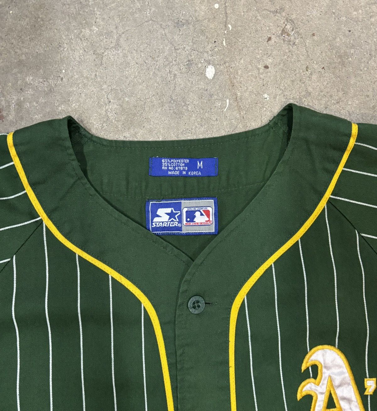 Starter Vintage Oakland Athletics Starter Jersey Pinstripe 90s MLB Size US M / EU 48-50 / 2 - 3 Thumbnail