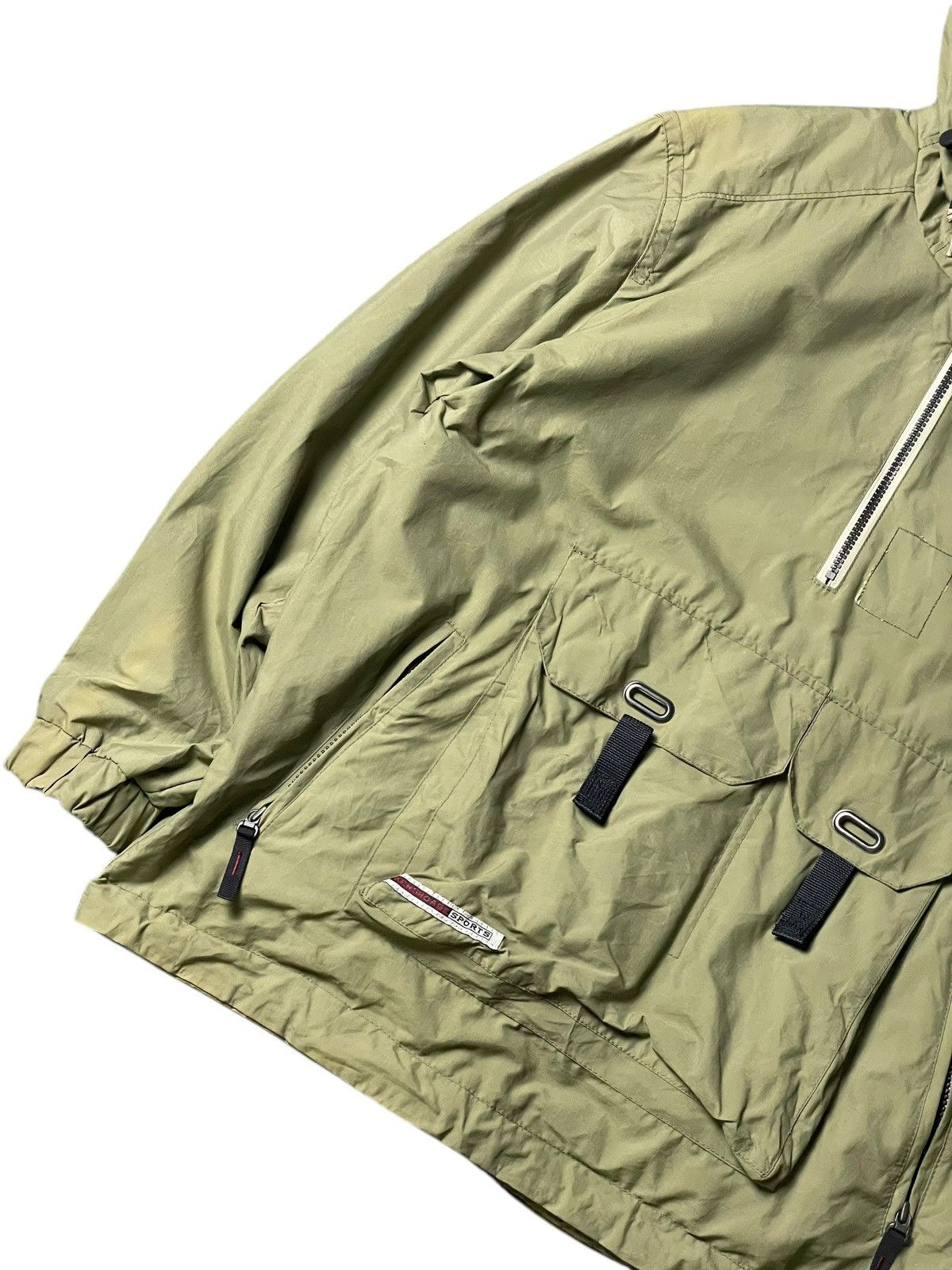Japanese Brand × Kensho Abe × Vintage Kensho Abe Sports Half Zipper Pullover Jacket (96) Size US S / EU 44-46 / 1 - 6 Thumbnail