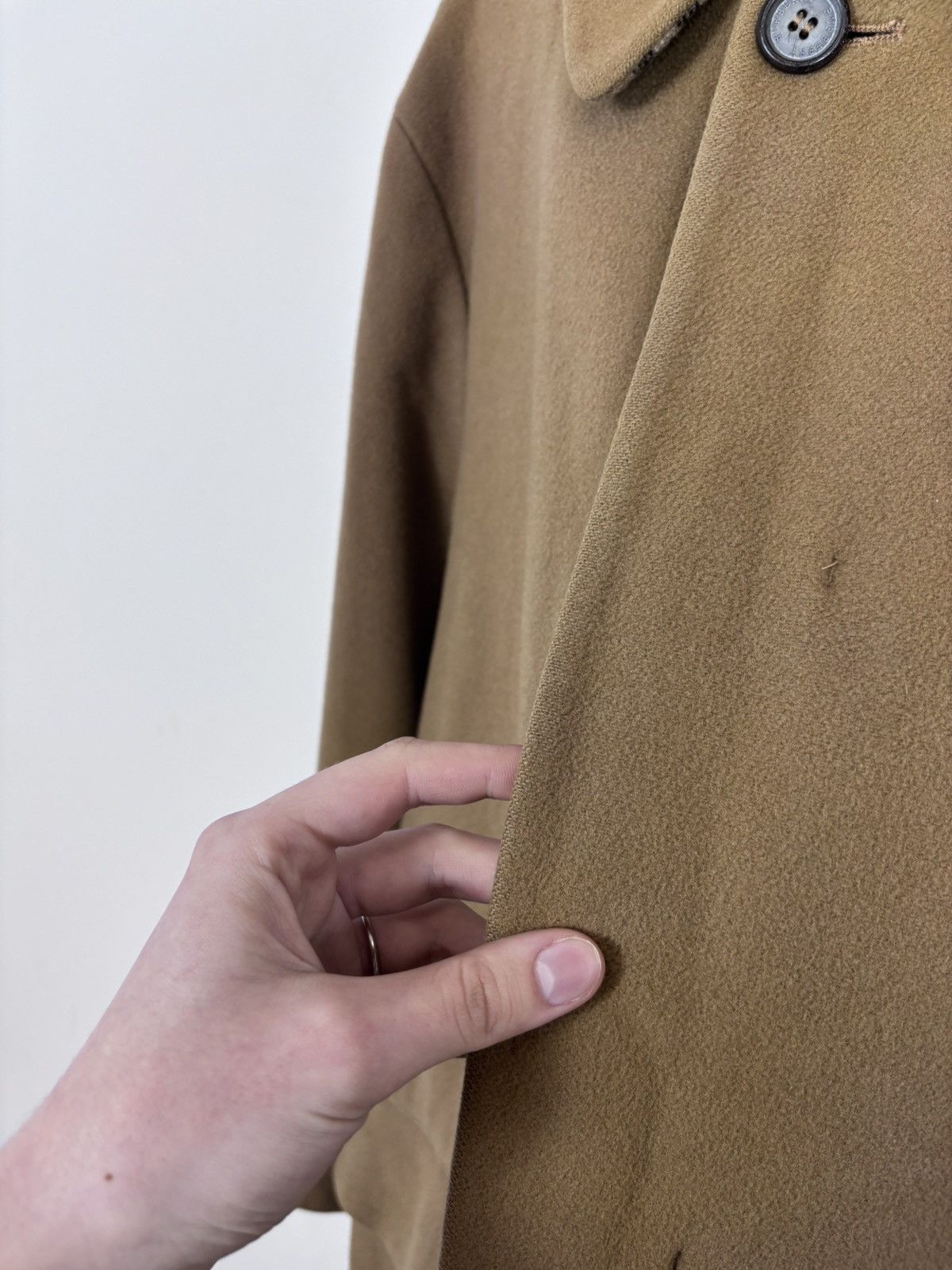 Burberry Burberry Men’s Classic Luxury Nova Check Wool Cashmere Coat Size US M / EU 48-50 / 2 - 12 Thumbnail