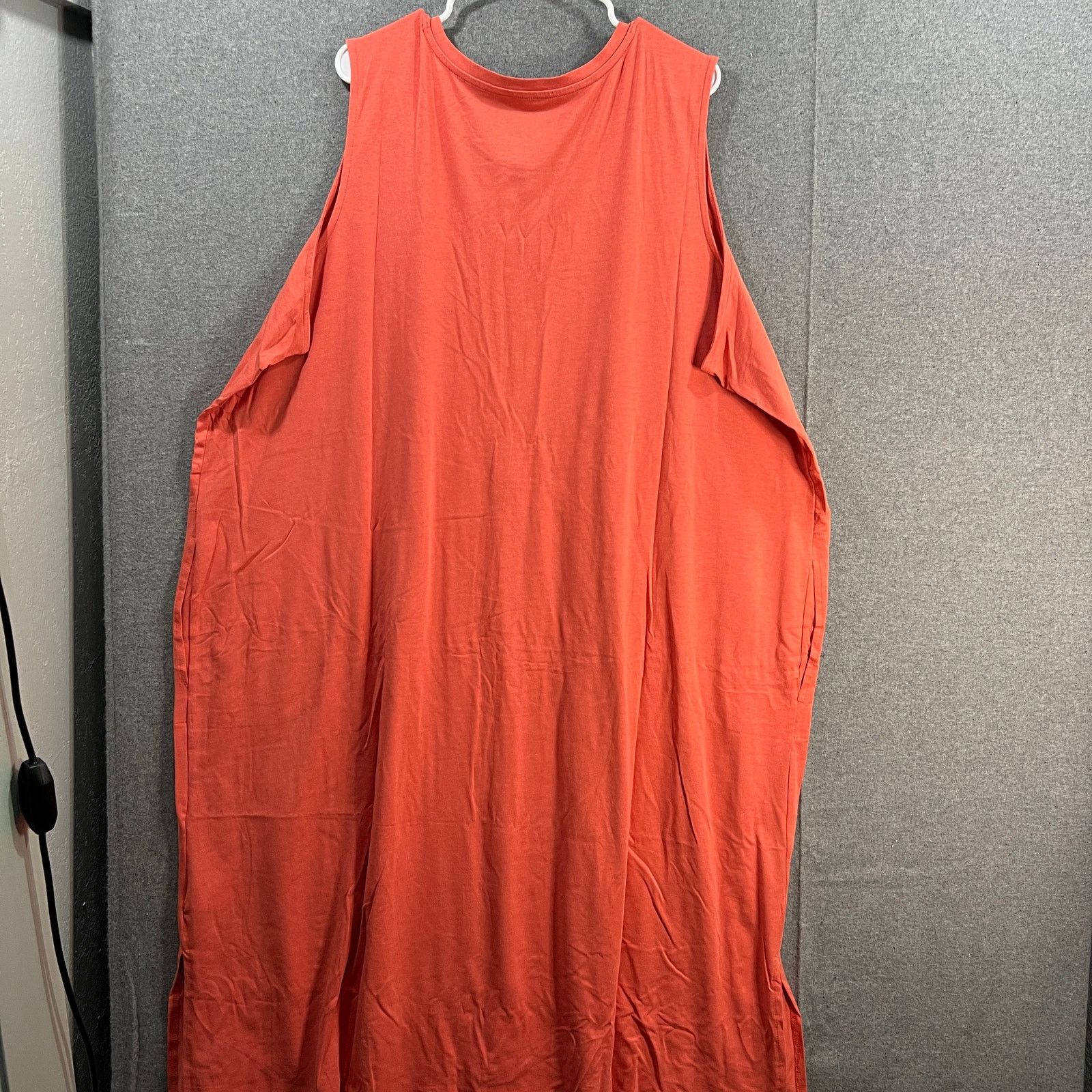 Other AnyBody Cozy Knit Jersey Tank Dress Burnt Sienna Size 4X Size 4XL / US 24-26 - 12 Thumbnail