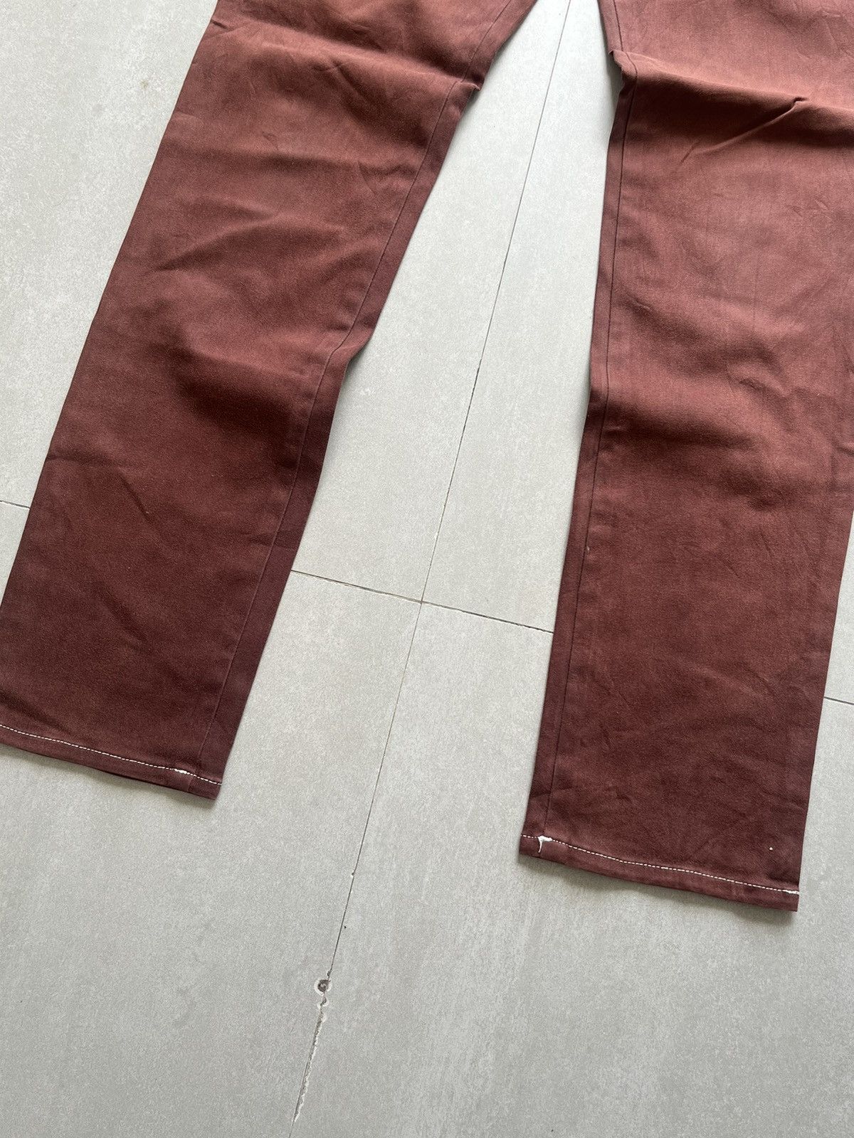 Hysteric Glamour Hysterics hysteric glamour soft burgundy pant Size US 26 / EU 42 - 3 Thumbnail
