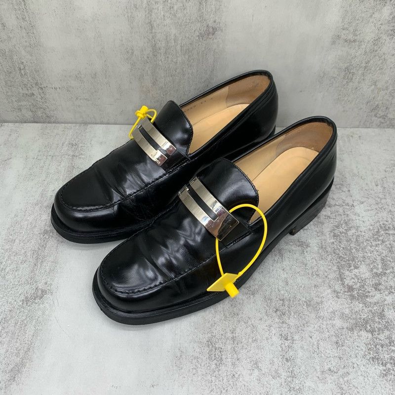 Gucci Gucci Black Loafers with Unique Detailing 0079 Size US 6.5 / EU 39-40 - 1 Thumbnail