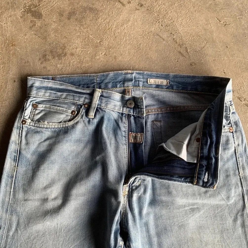 Polo Ralph Lauren PRL Polo Ralph Lauren Distressed Faded Jeans Ripped Denim Size US 33 - 6 Thumbnail