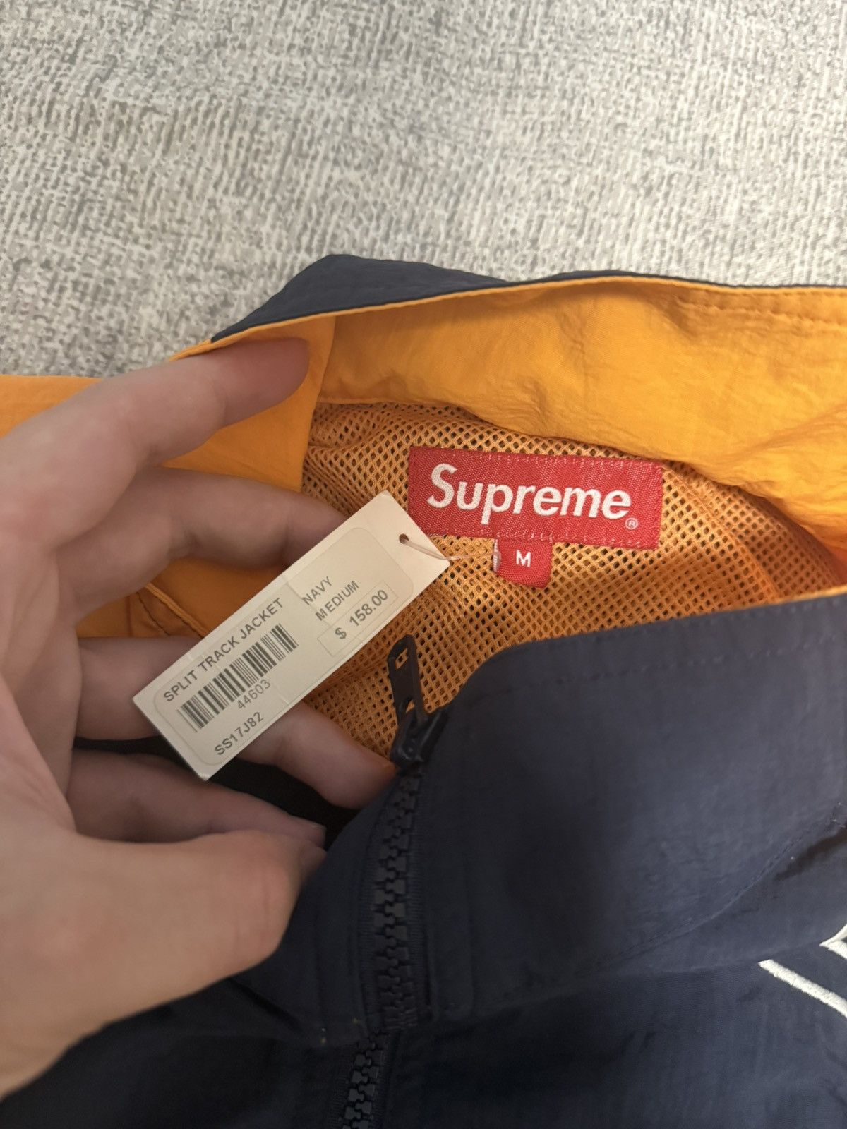 Supreme Supreme ss17 spilt track Jacket orange blue Size US M / EU 48-50 / 2 - 3 Thumbnail