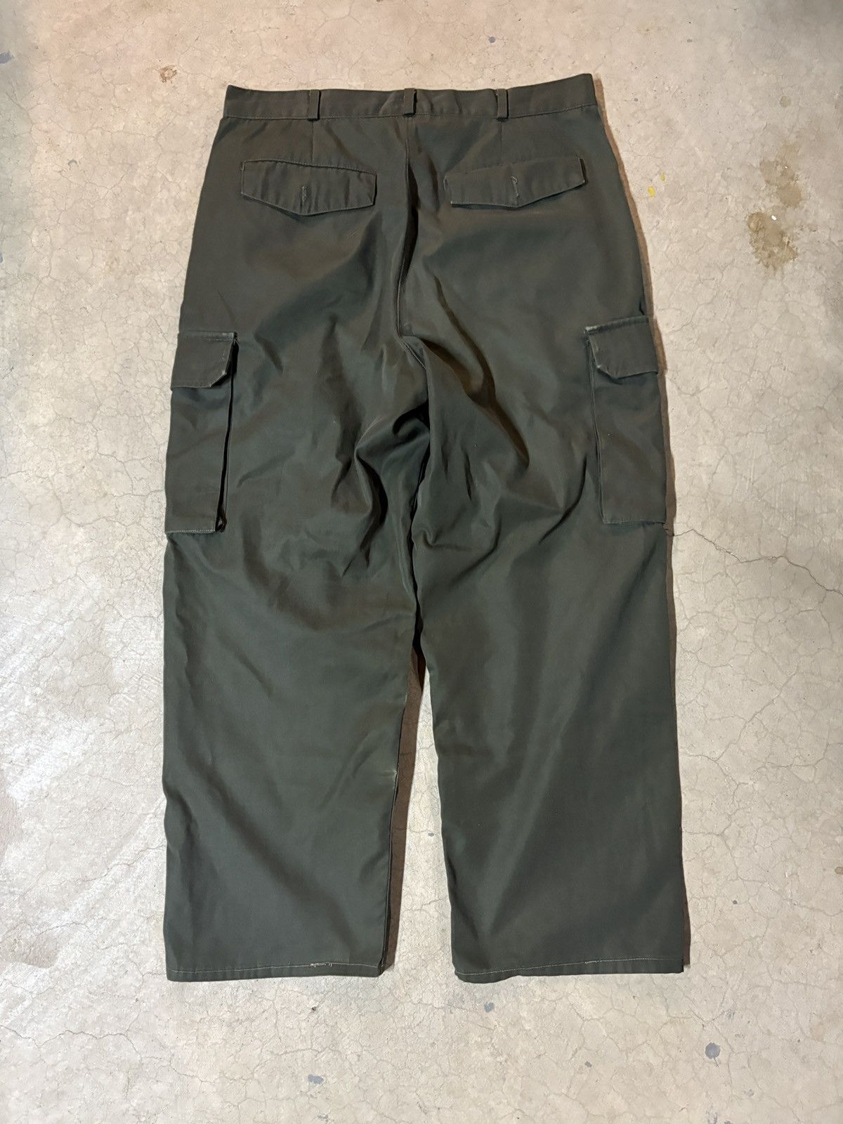 Other Vintage 00’s US Military Cargo Pants Faded Dark Green 32x29 Size US 32 / EU 48 - 3 Thumbnail