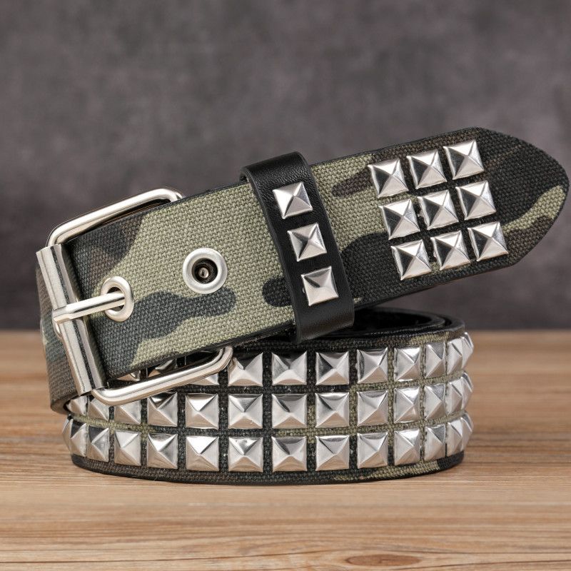 Japanese Brand Camo Studded Belt Size ONE SIZE - 1 Thumbnail