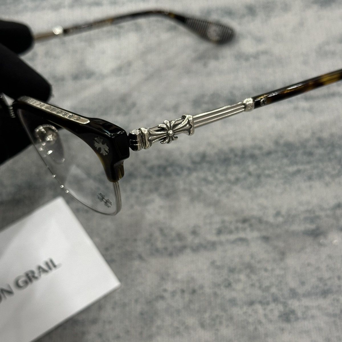 Chrome Hearts CHROME HEARTS BONENNOISSEUR II EYEGLASSES Size ONE SIZE - 5 Thumbnail