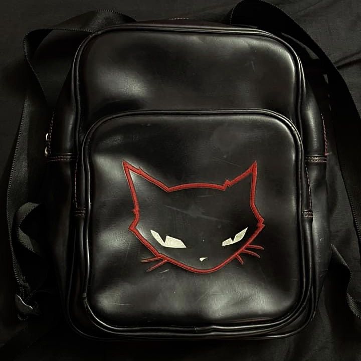 Vintage Vtg 2007 Emily The Strange Neechee Bad kitty 2007 backpack Size ONE SIZE - 2 Thumbnail
